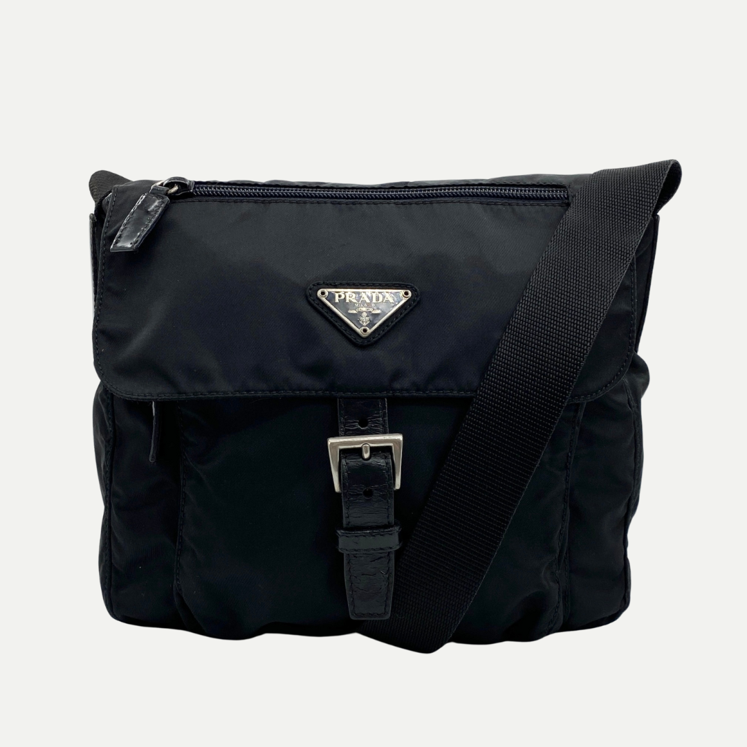 Messenger Small Crossbody Black