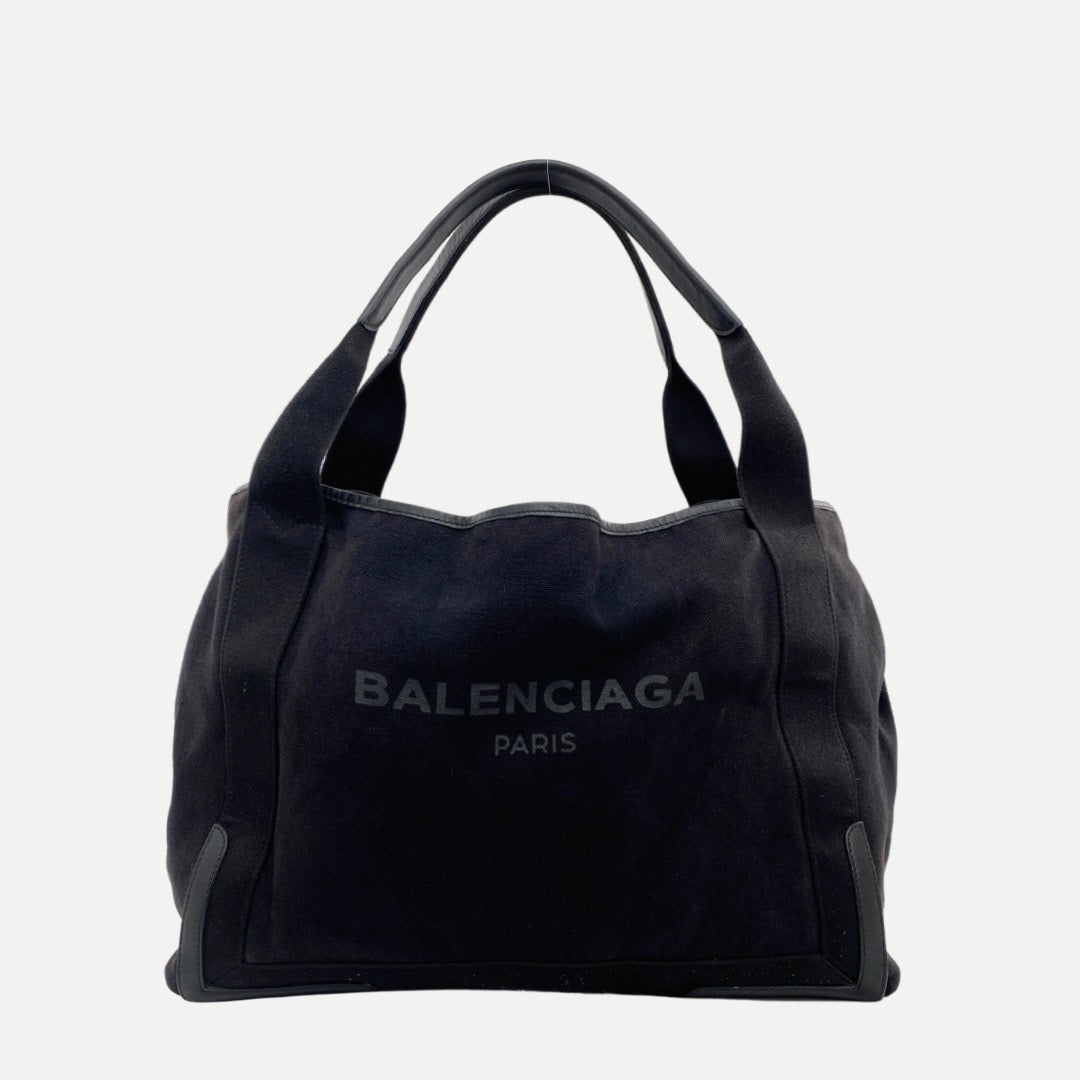 Canvas Logo Tote Large Black