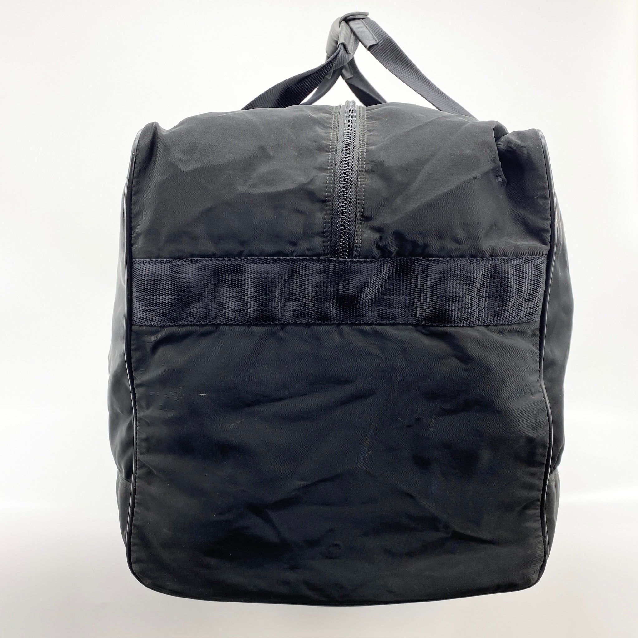 Nylon Boston Travel Bag Black - Vintage Luxuries