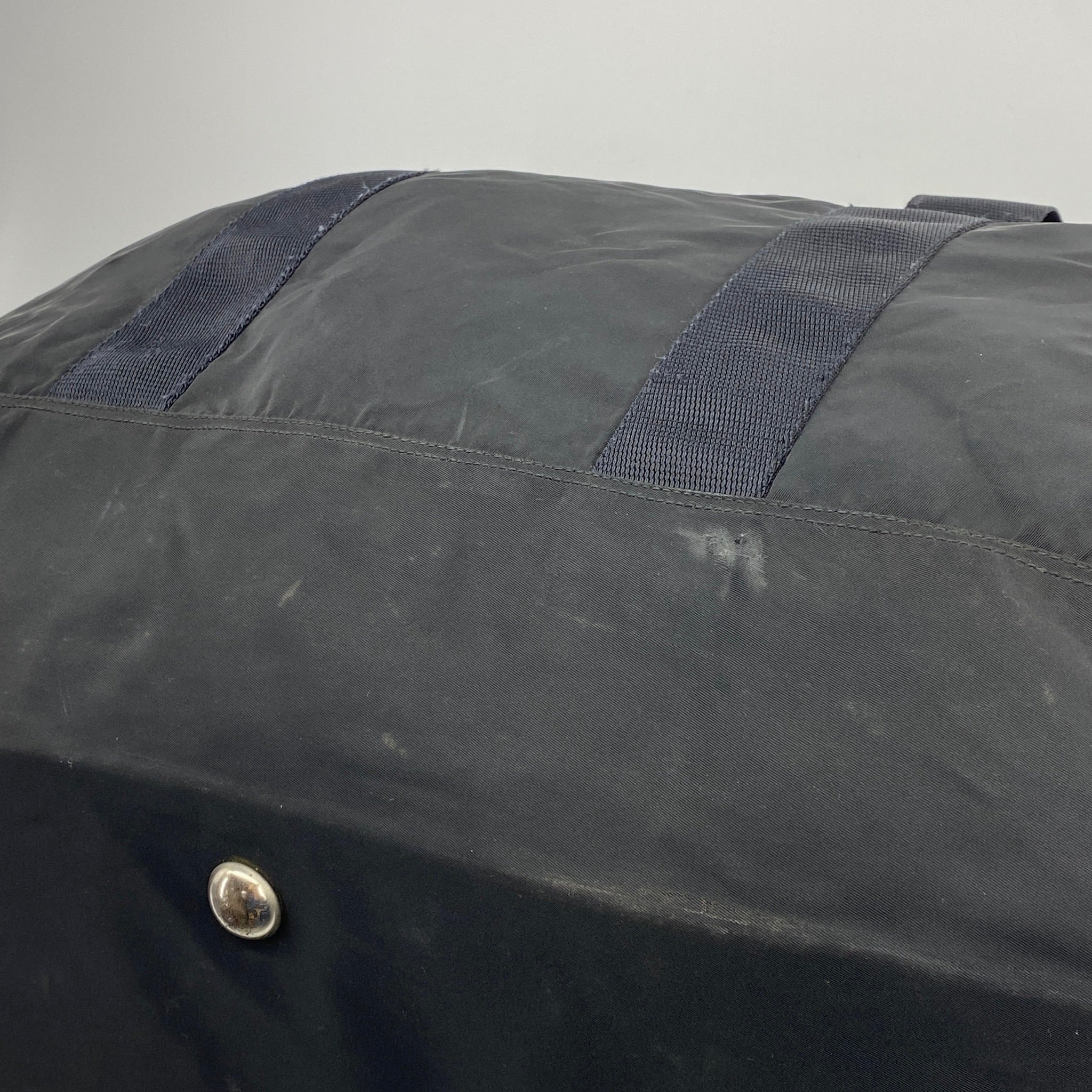 Nylon Boston Travel Bag Black - Vintage Luxuries