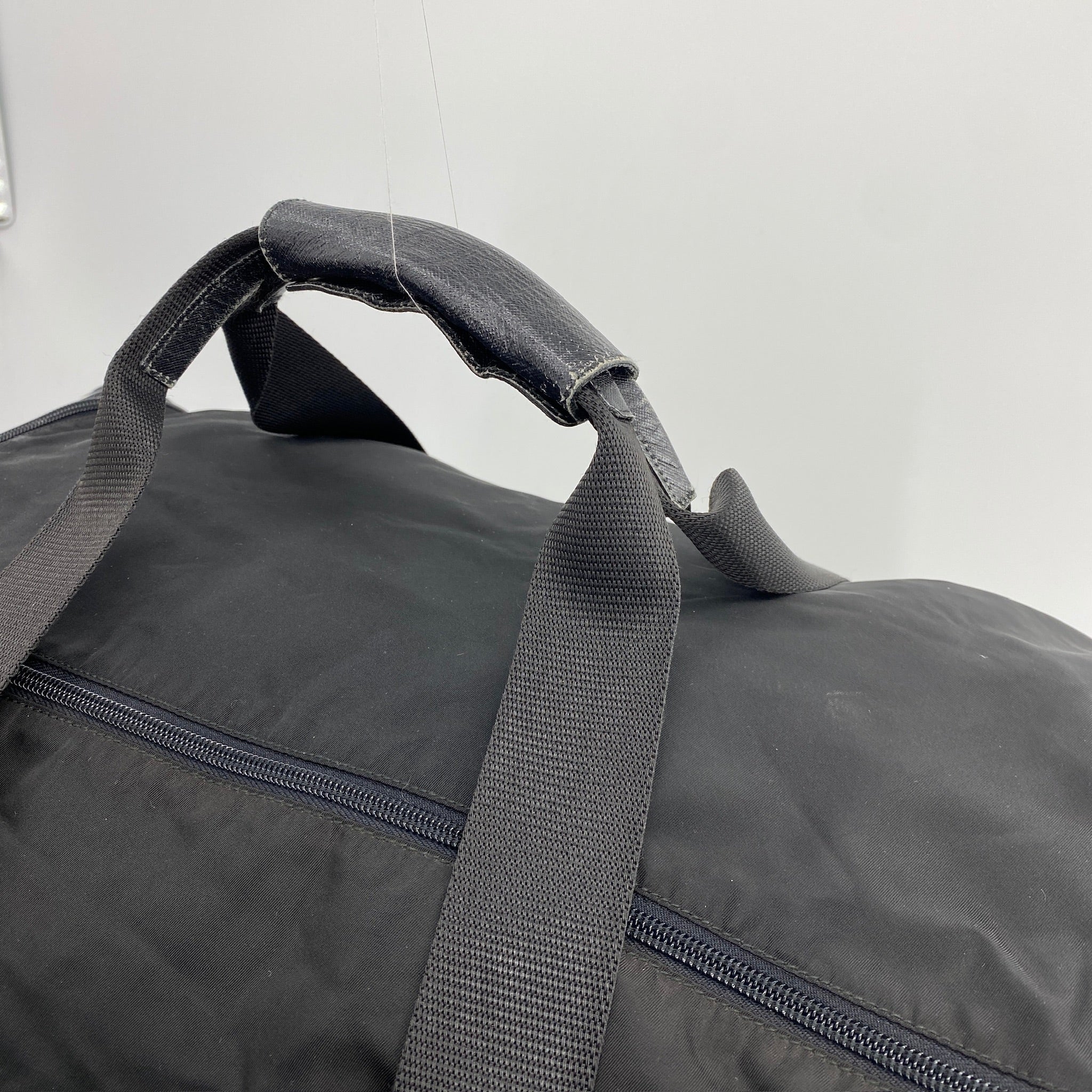 Nylon Boston Travel Bag Black - Vintage Luxuries