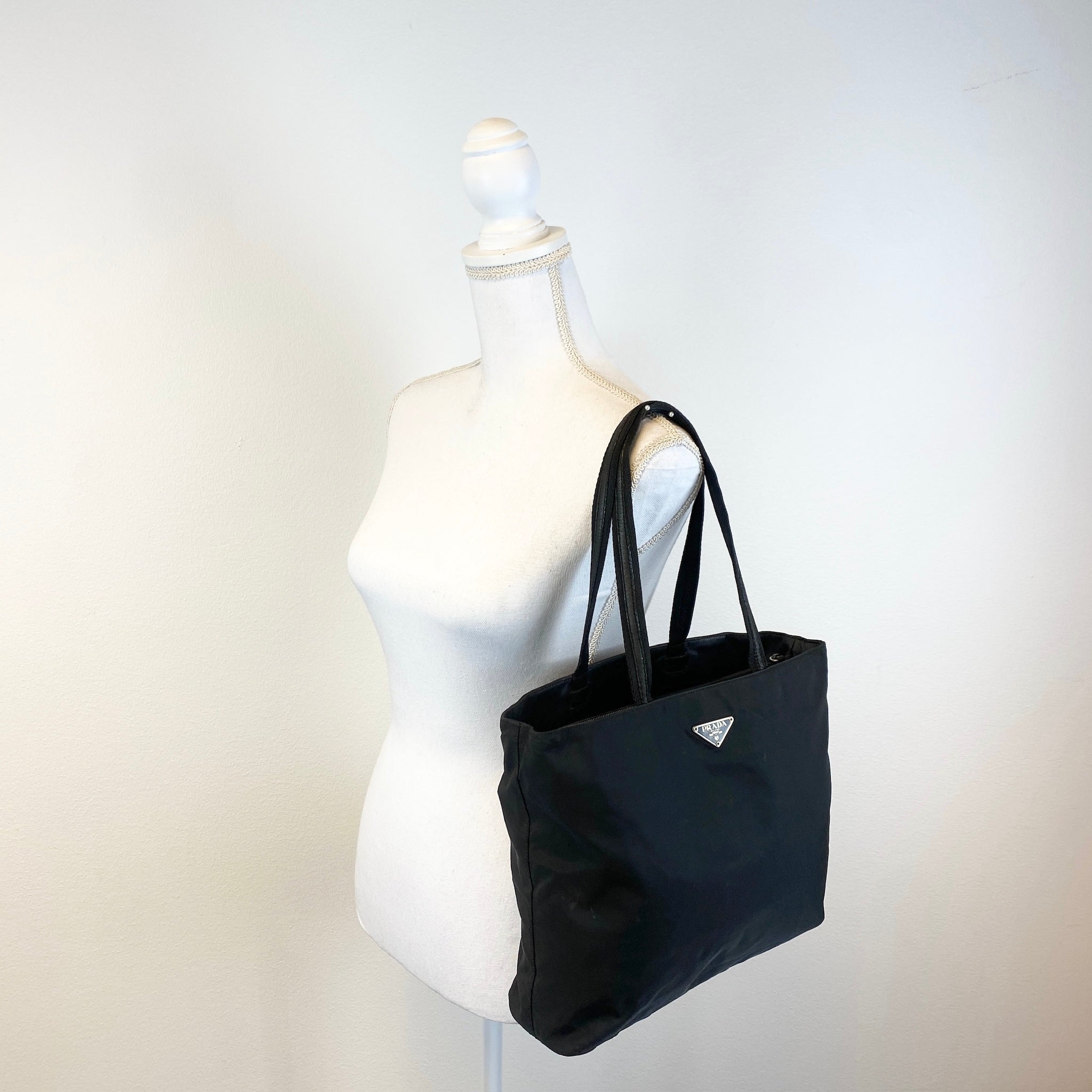 Nylon Tote Black