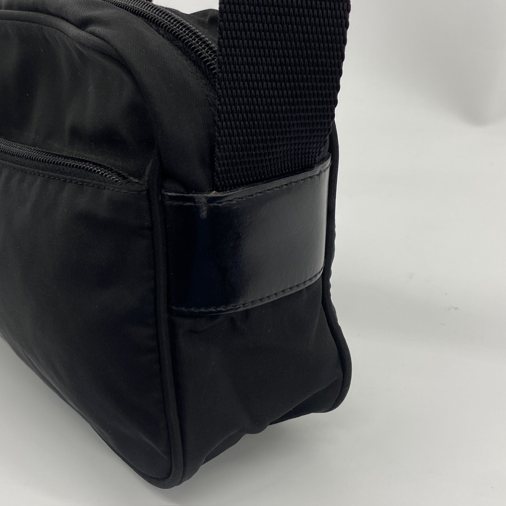 Nylon Camera Crossbody Small Black