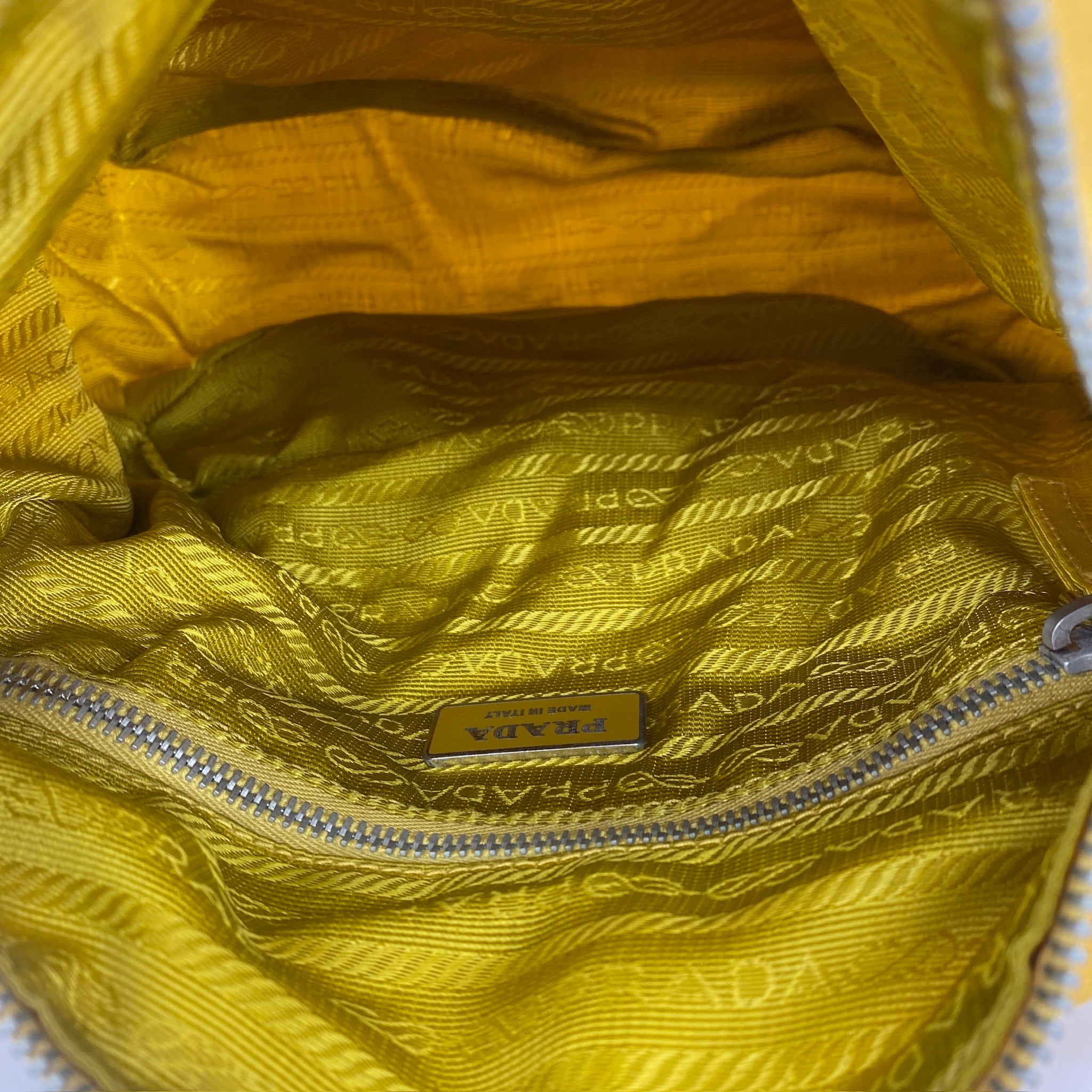 Nylon Messenger Small Crossbody Yellow