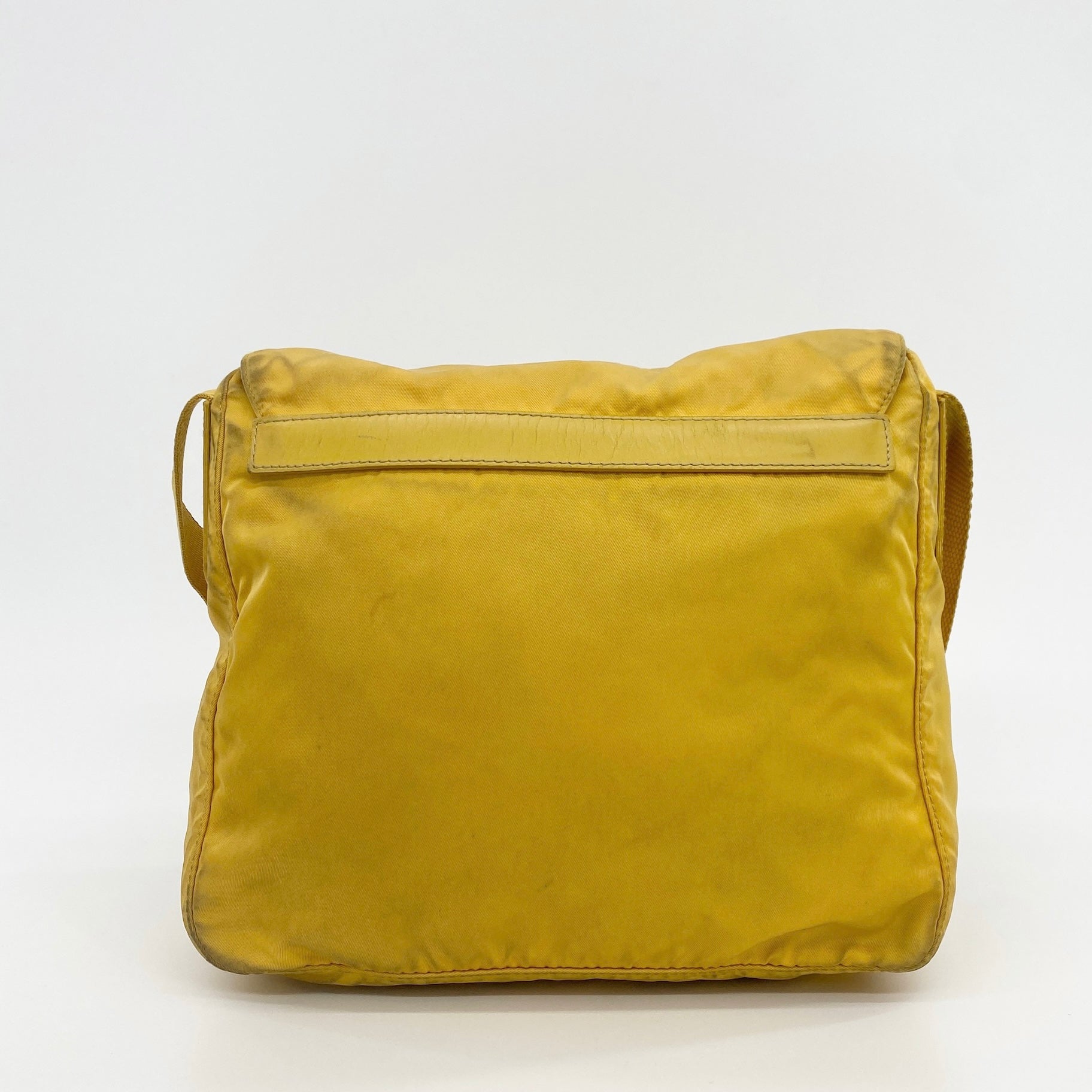 Nylon Messenger Small Crossbody Yellow