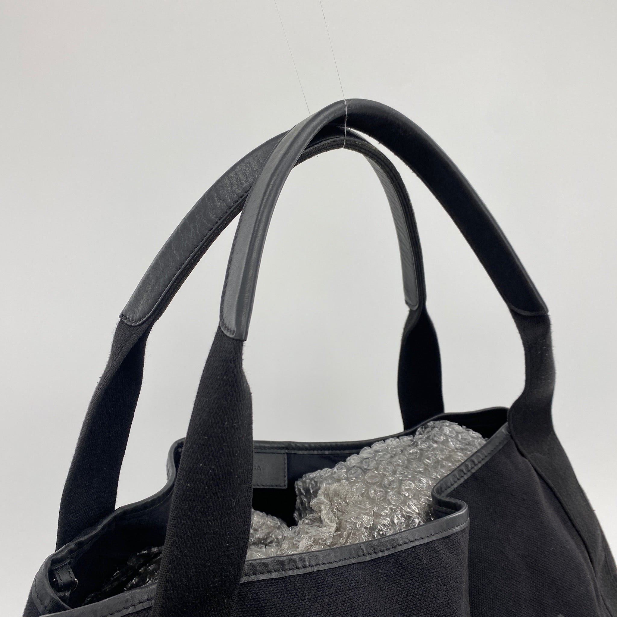 Canvas Logo Tote Large Black