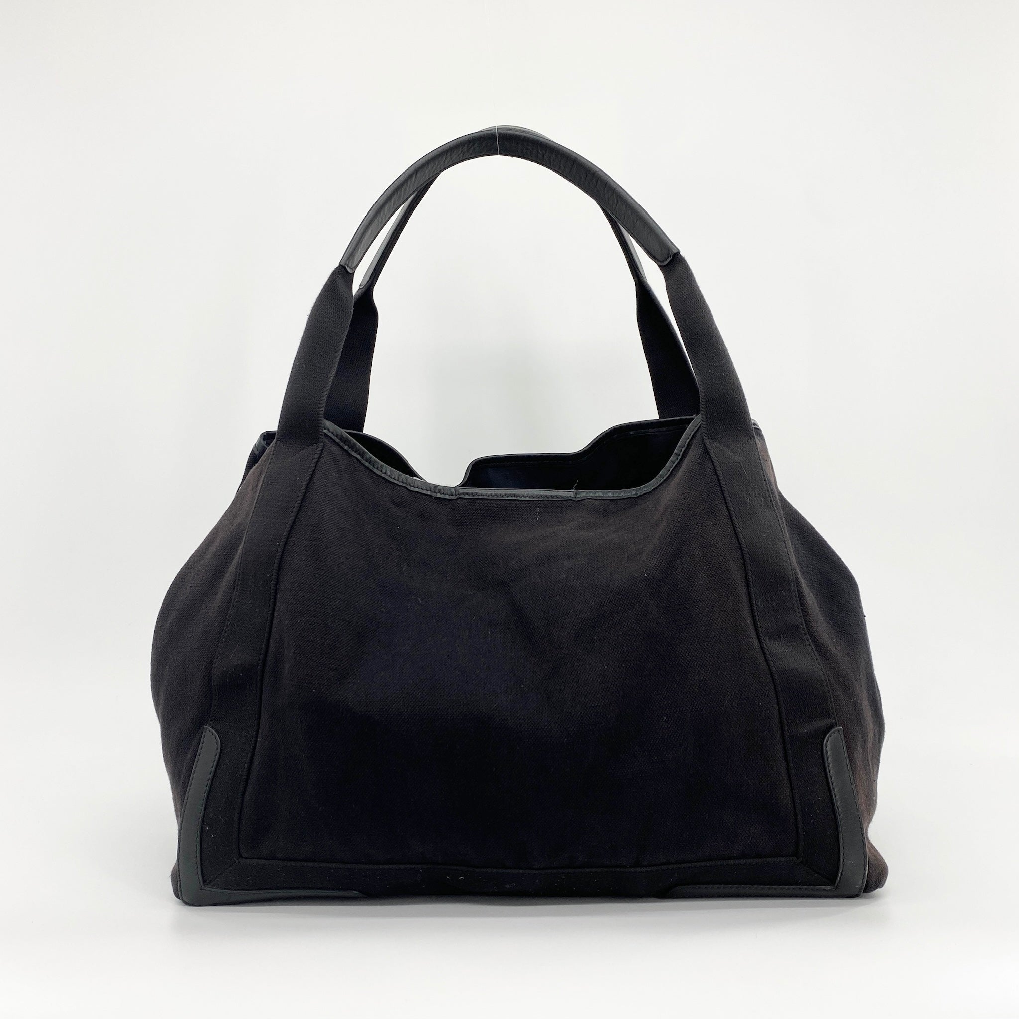 Canvas Logo Tote Large Black