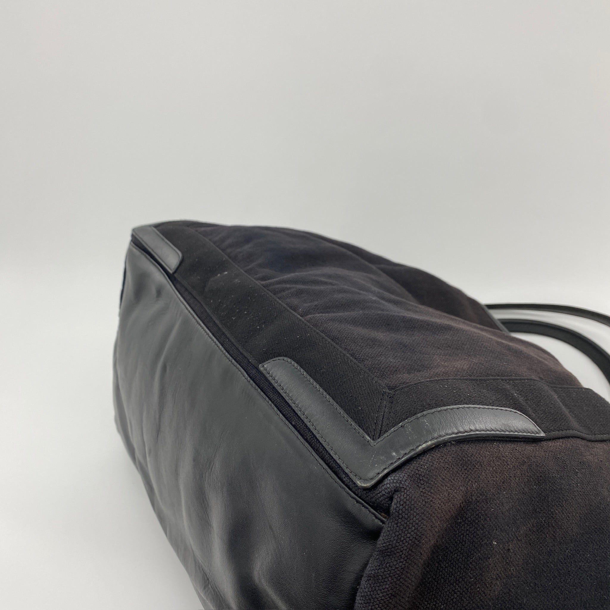 Canvas Logo Tote Large Black