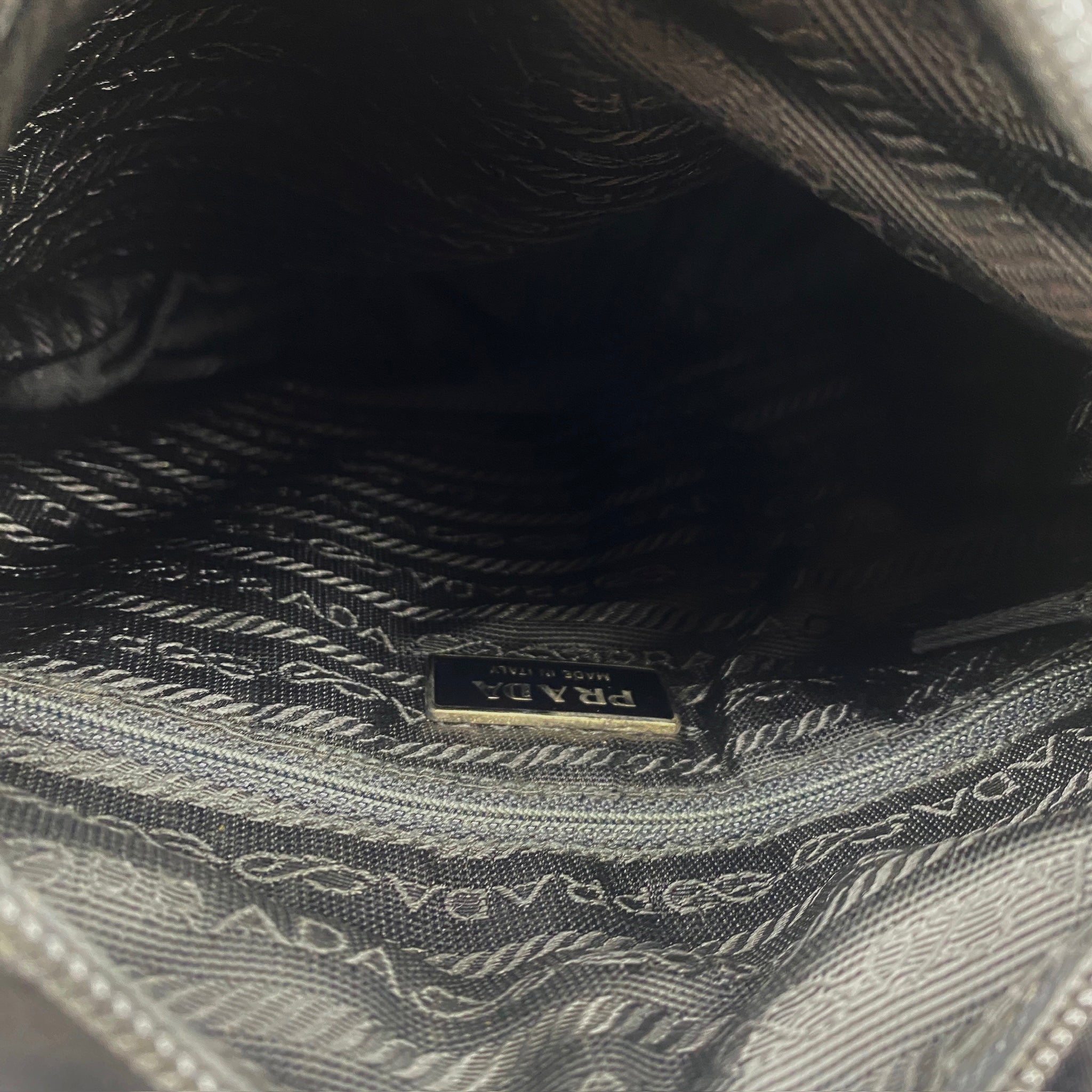 Nylon Messenger Small Crossbody Black