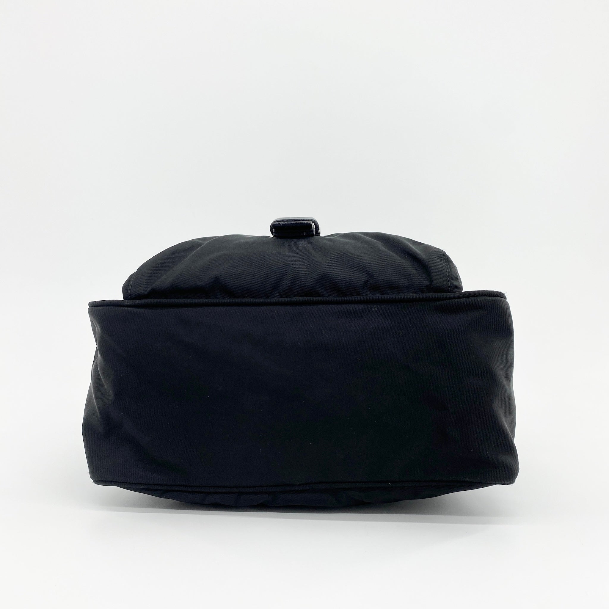 Nylon Messenger Small Crossbody Black