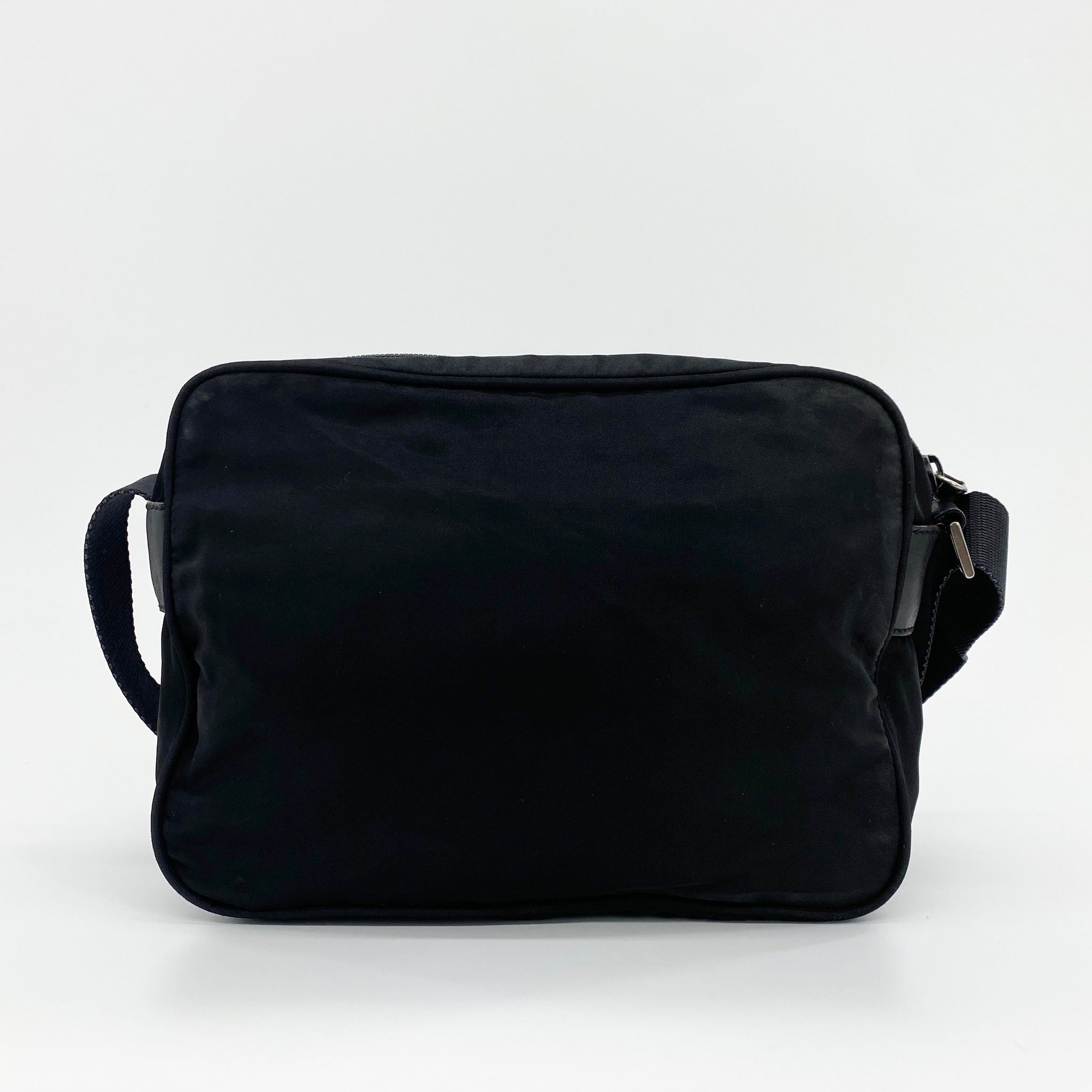 Nylon Camera Crossbody Black