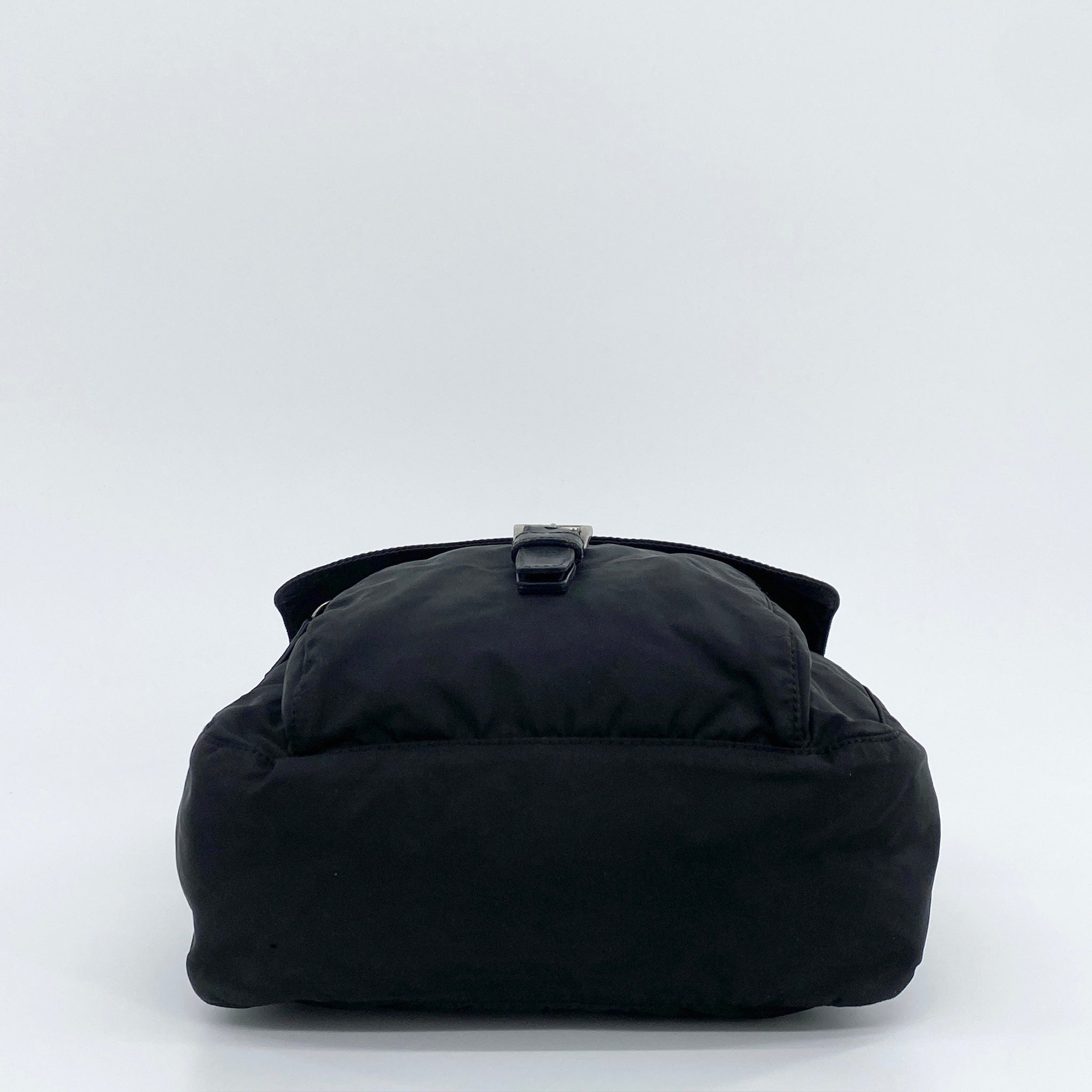 Nylon Messenger Small Crossbody Black