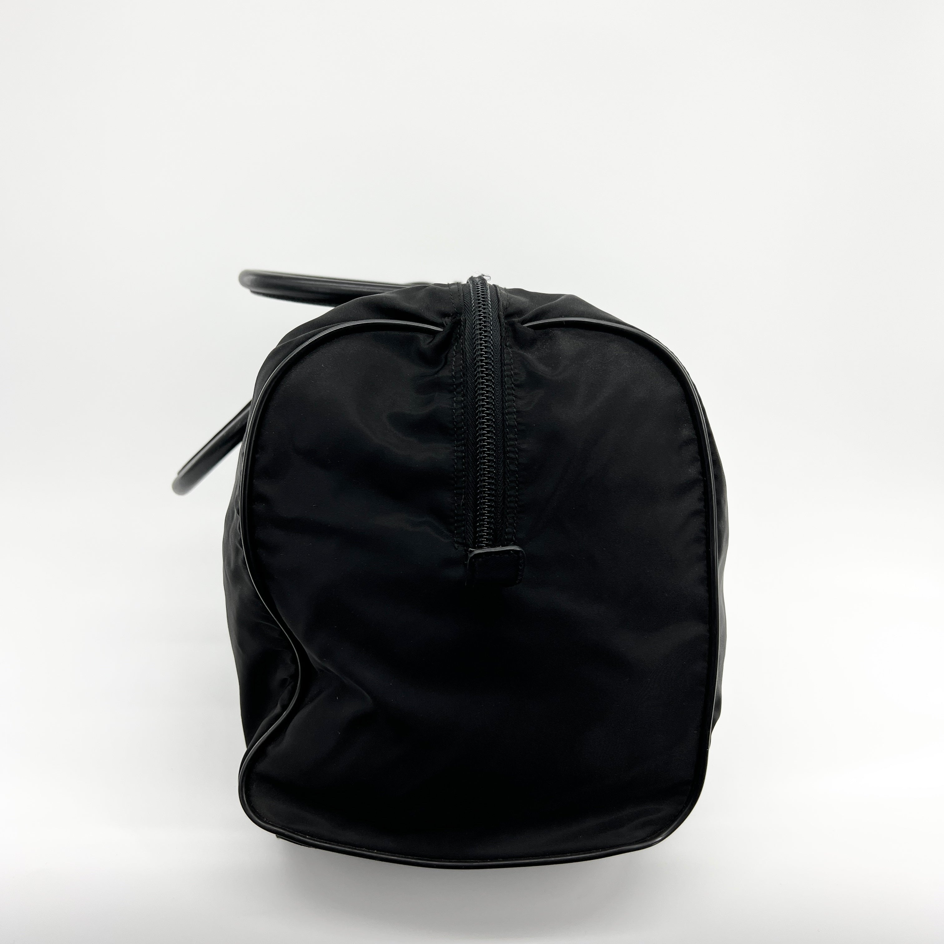 Nylon Boston Travel Bag Black - Vintage Luxuries