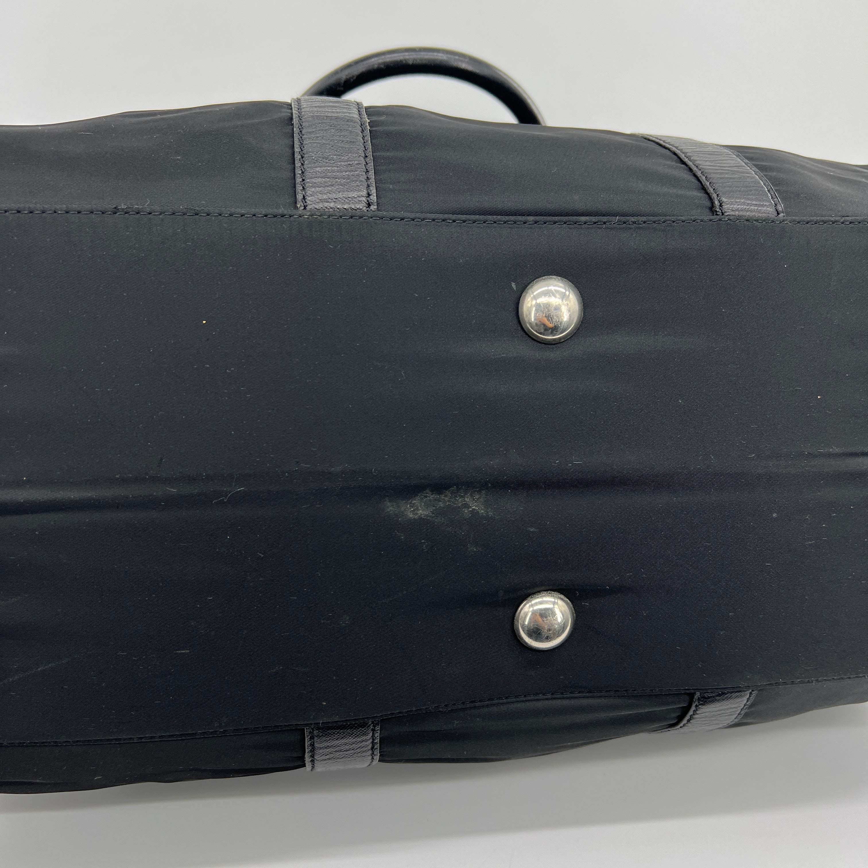 Nylon Boston Travel Bag Black - Vintage Luxuries