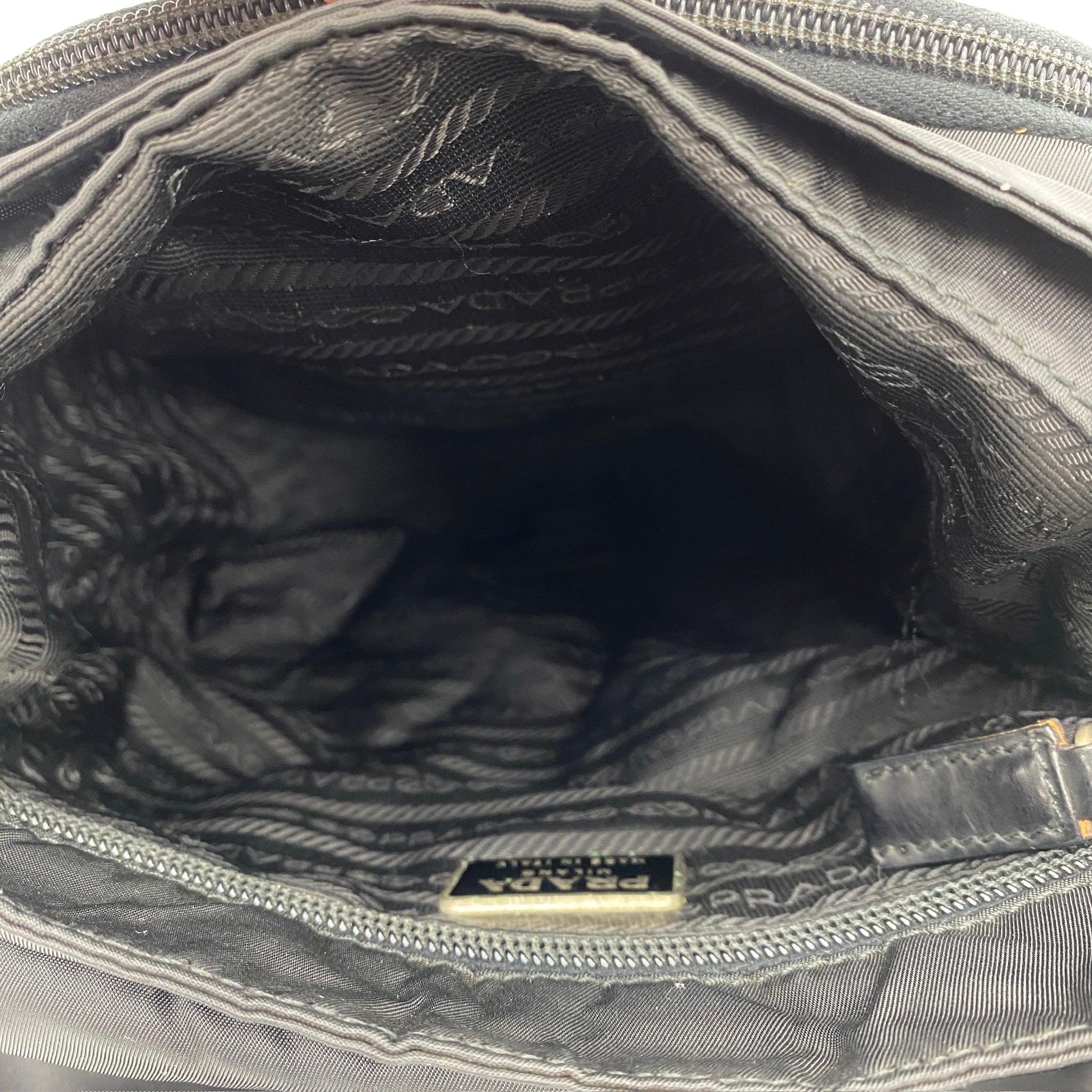 Nylon Messenger Small Crossbody Black - Vintage Luxuries