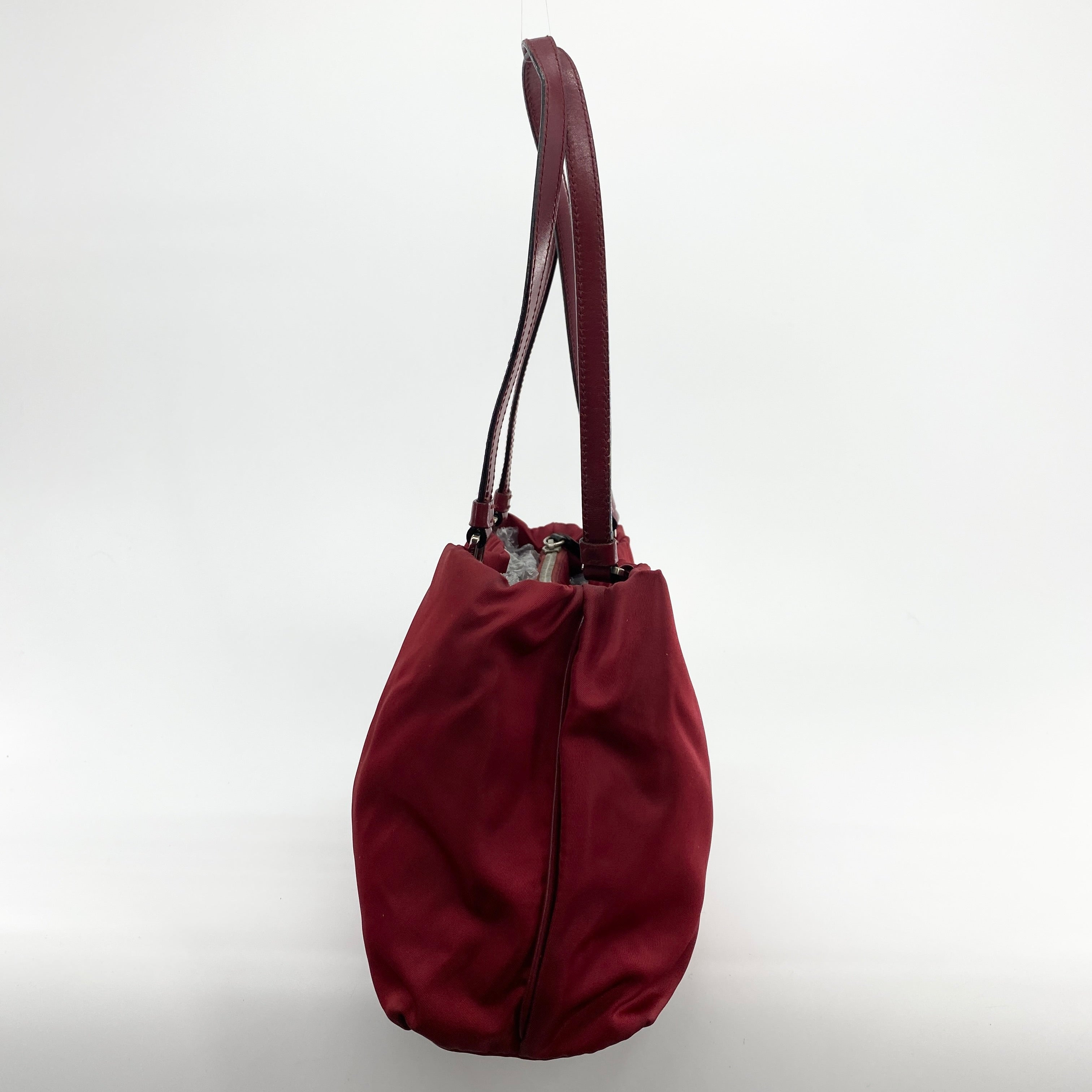 Nylon Tote Small Red