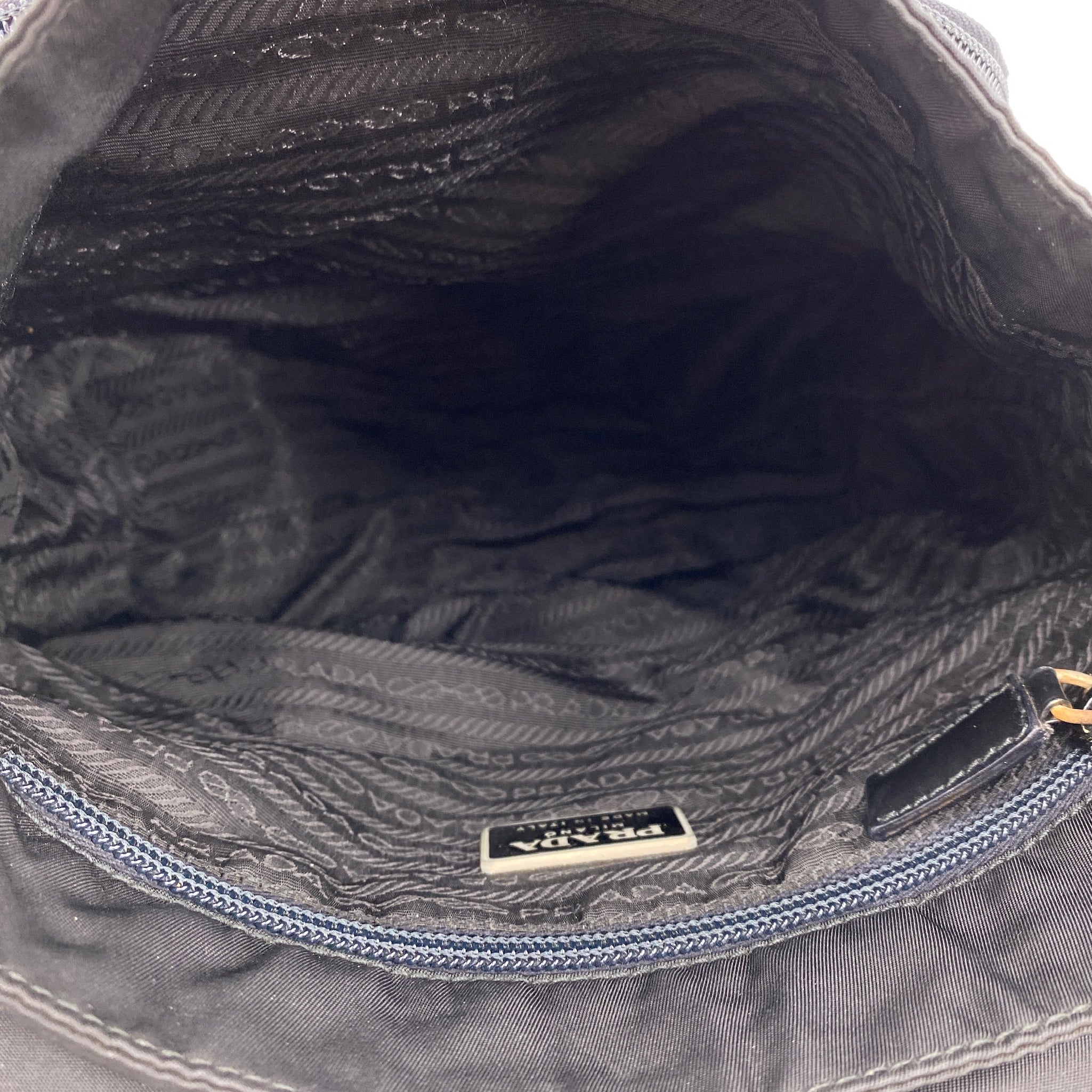 Nylon Messenger Small Crossbody Black - Vintage Luxuries