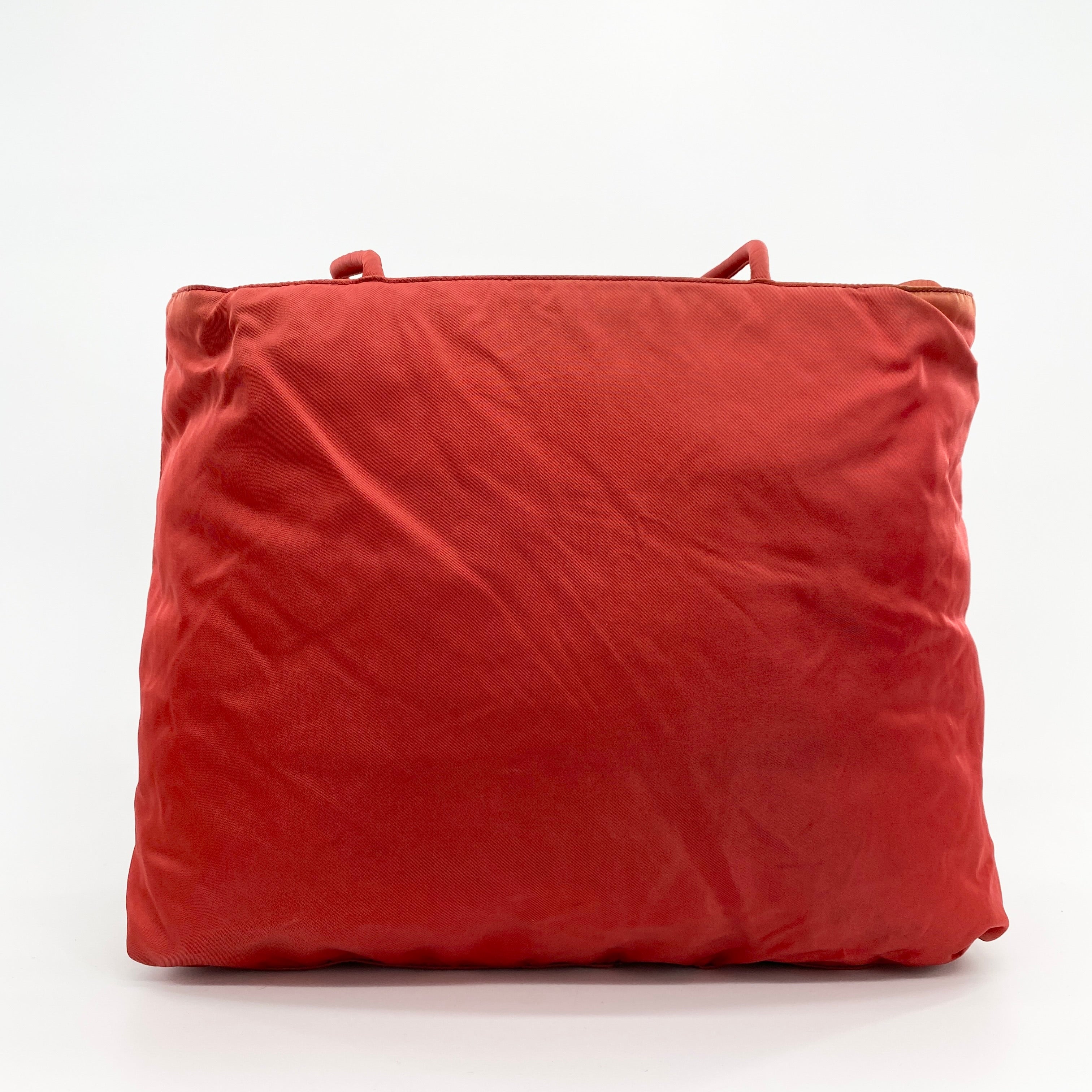 Nylon Tote Red - Vintage Luxuries