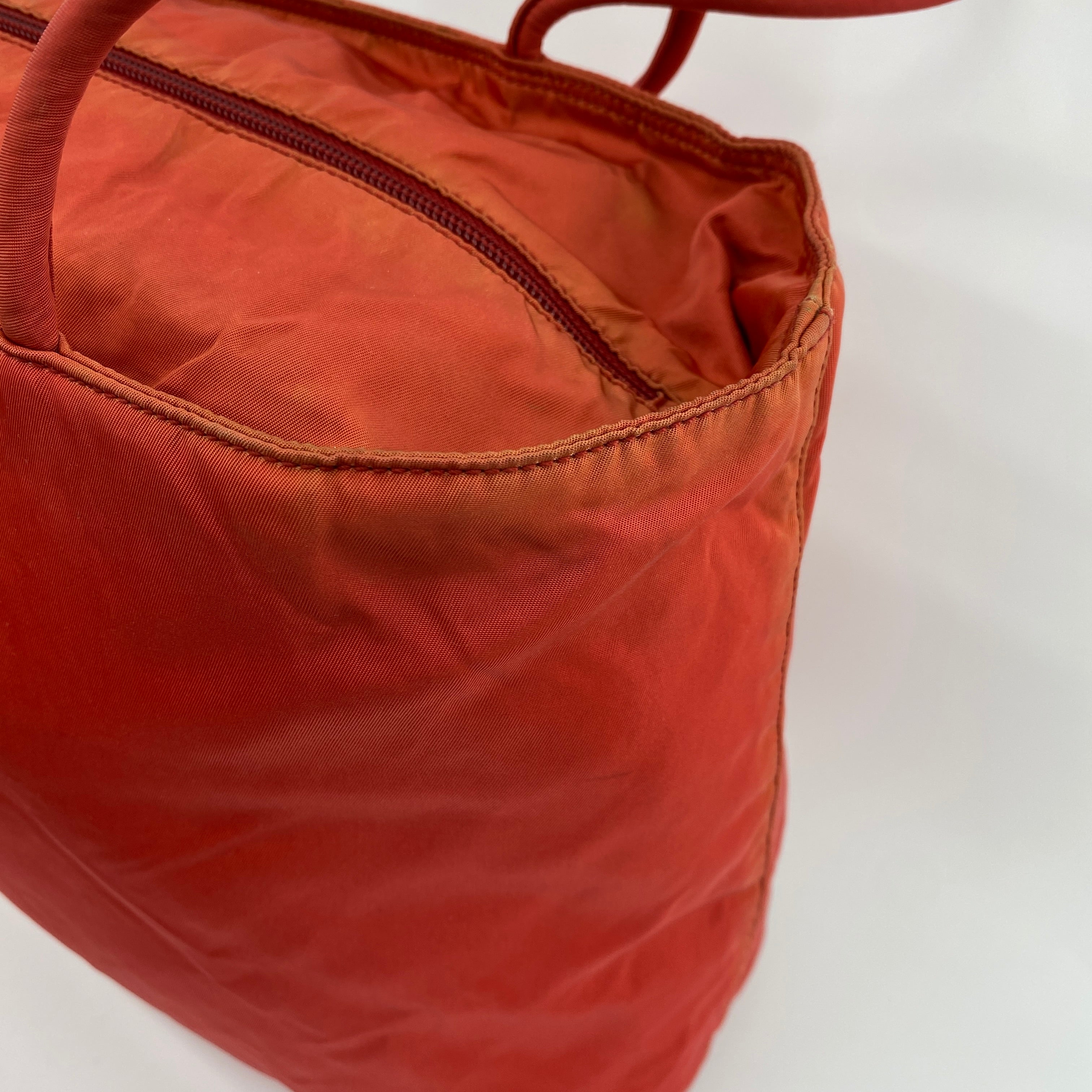 Nylon Tote Red - Vintage Luxuries