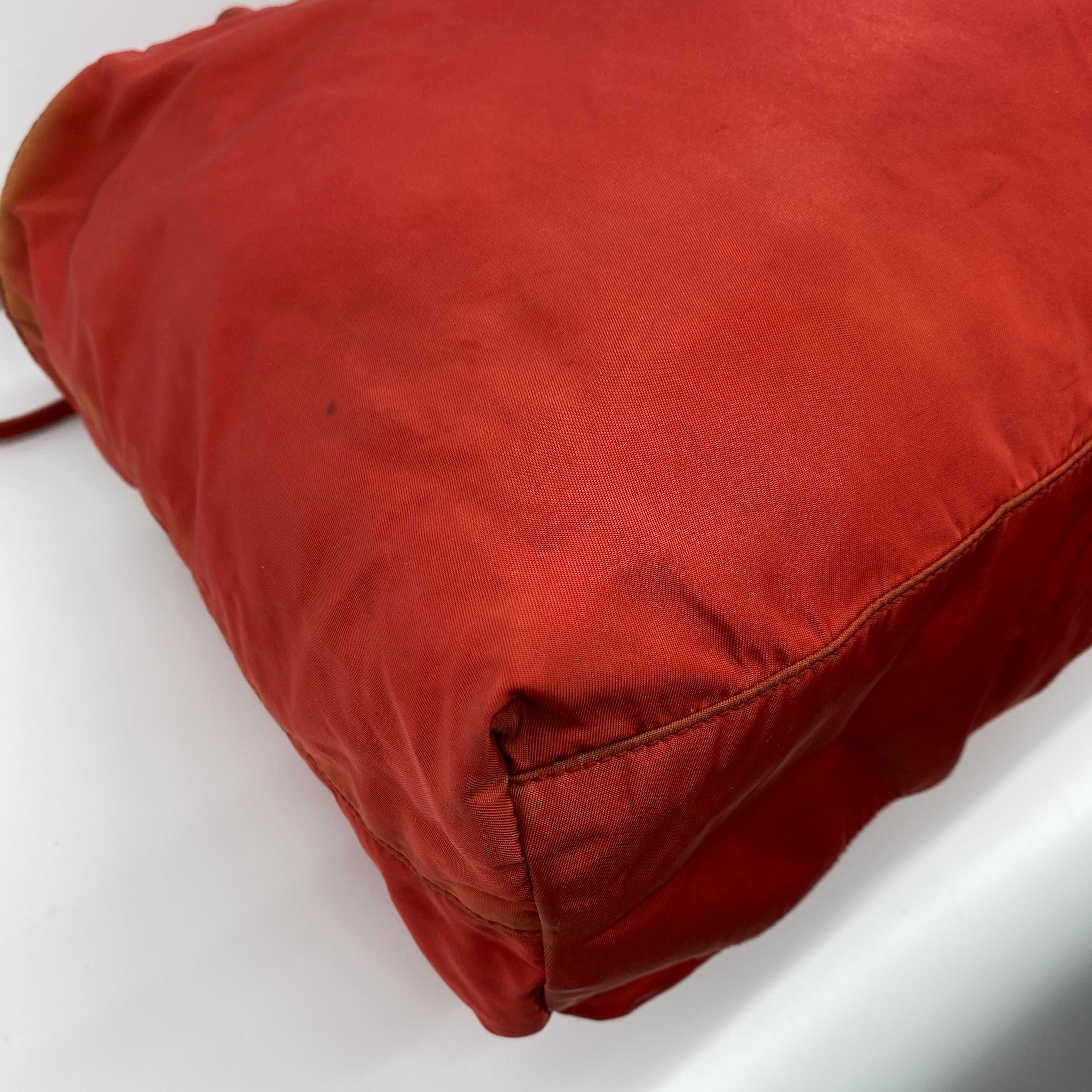 Nylon Tote Red - Vintage Luxuries