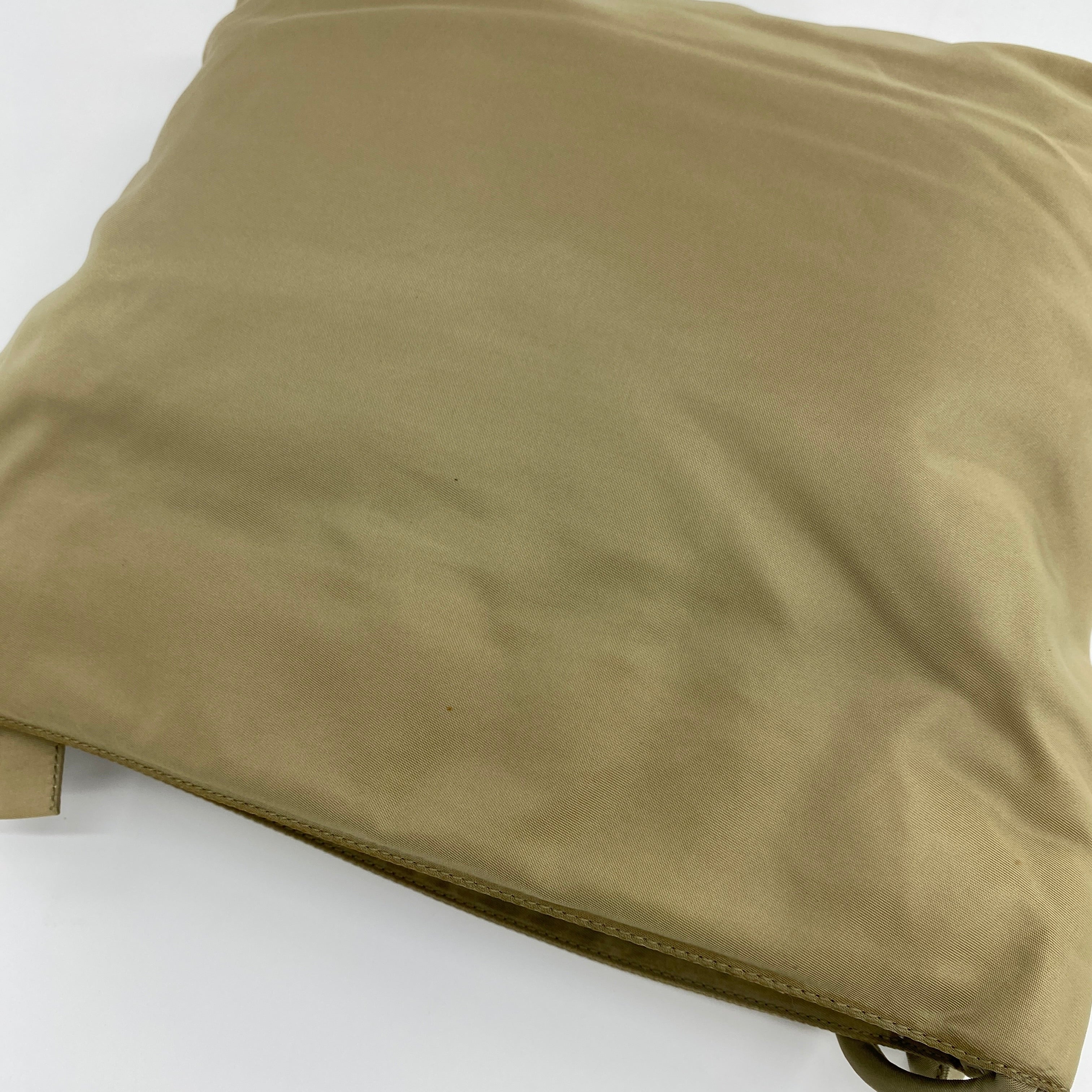 Nylon Tote Small Beige - Vintage Luxuries