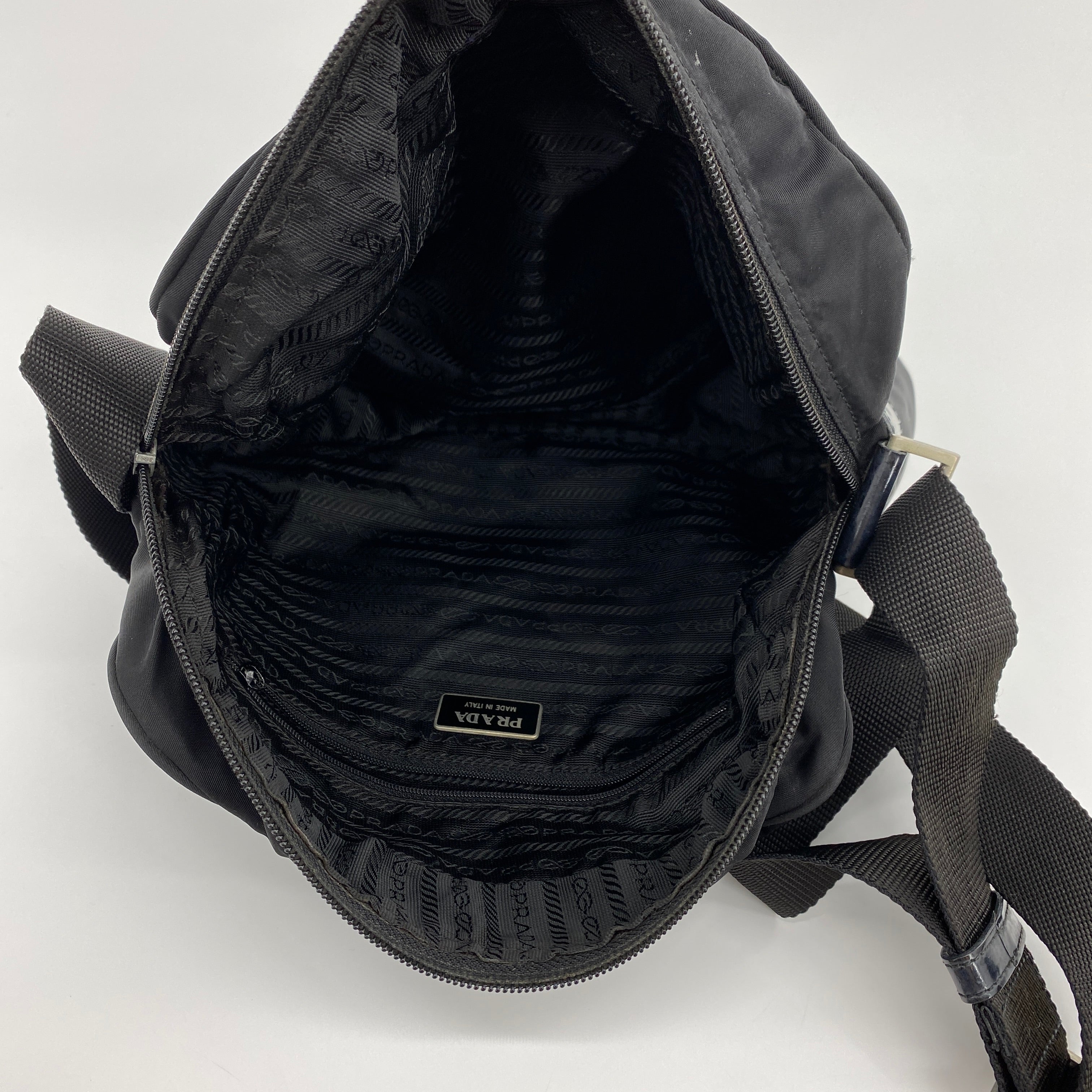 Nylon Camera Crossbody Black - Vintage Luxuries