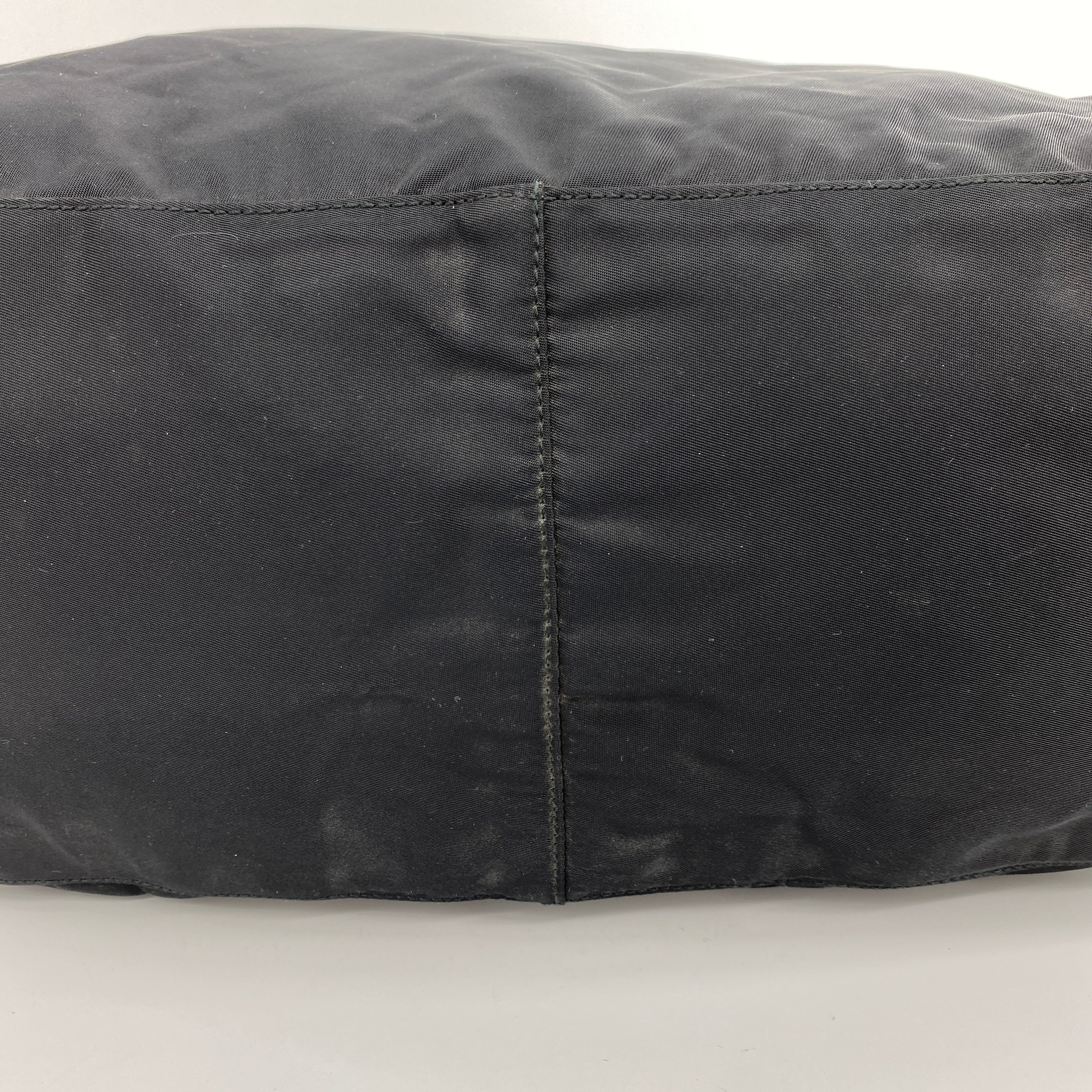 Nylon Hobo Bag Black - Vintage Luxuries