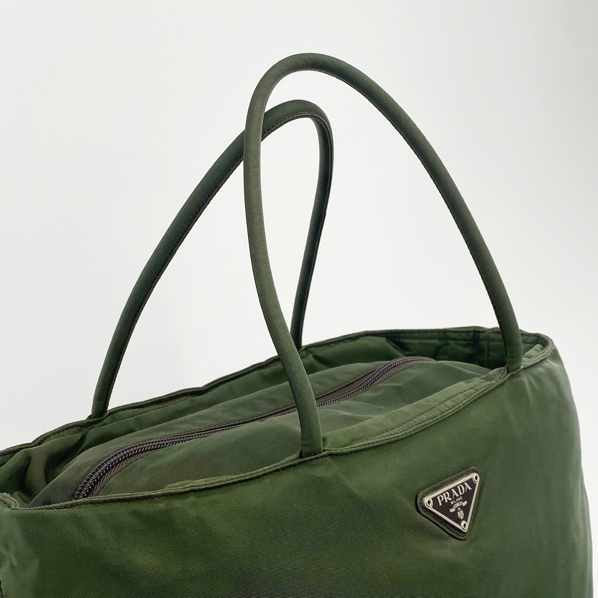 Nylon Tote Green