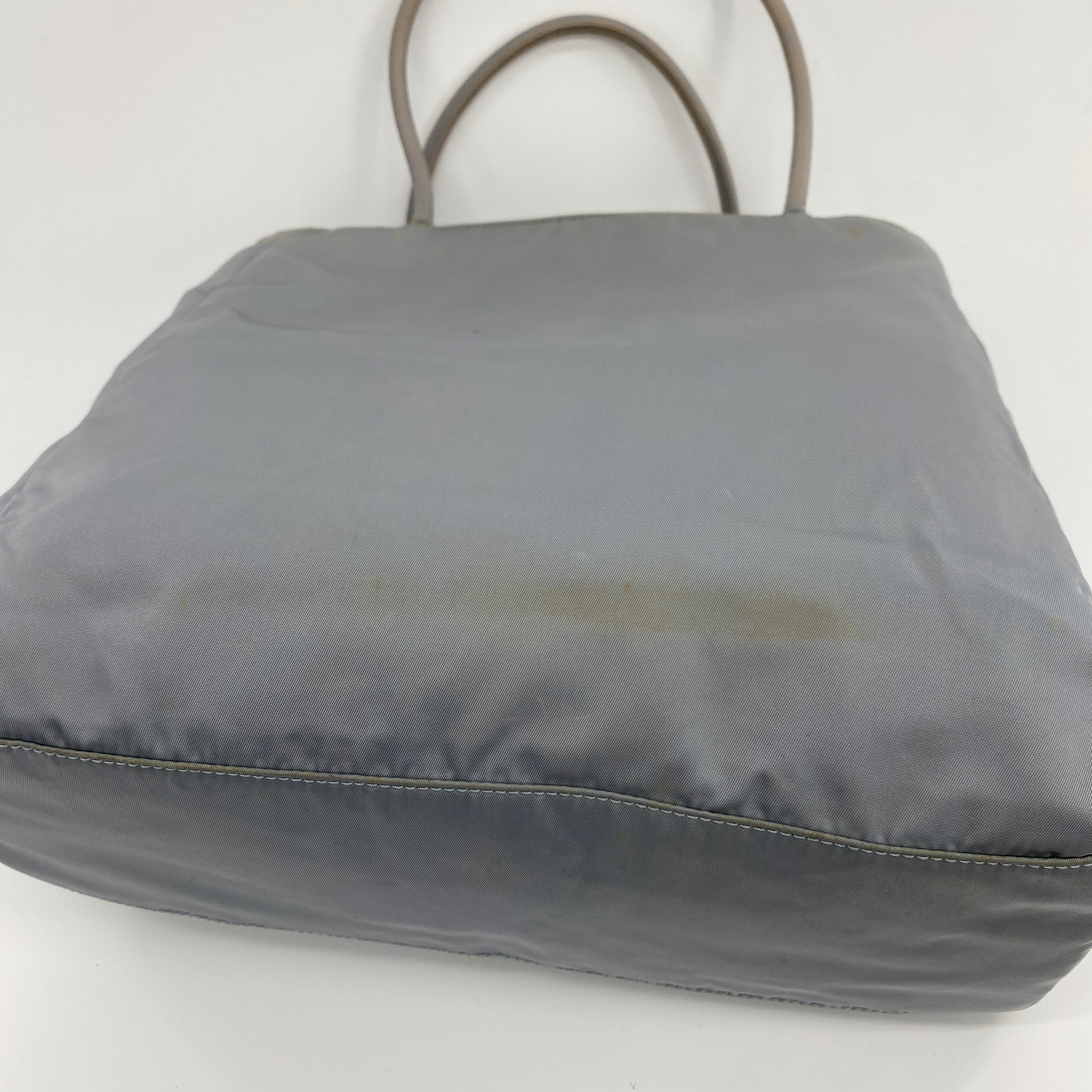 Nylon Handbag Grey - Vintage Luxuries