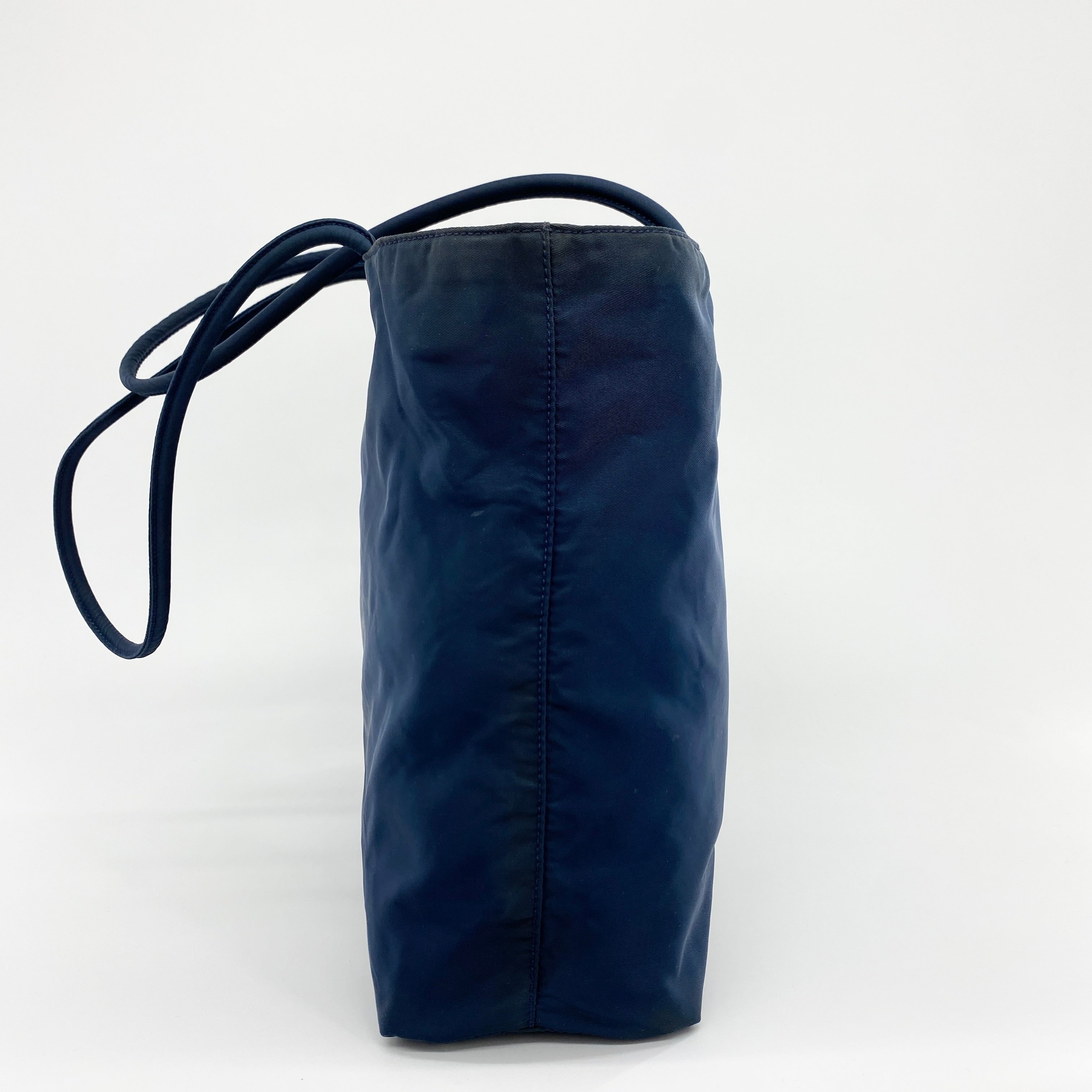Nylon Tote Navy Blue - Vintage Luxuries