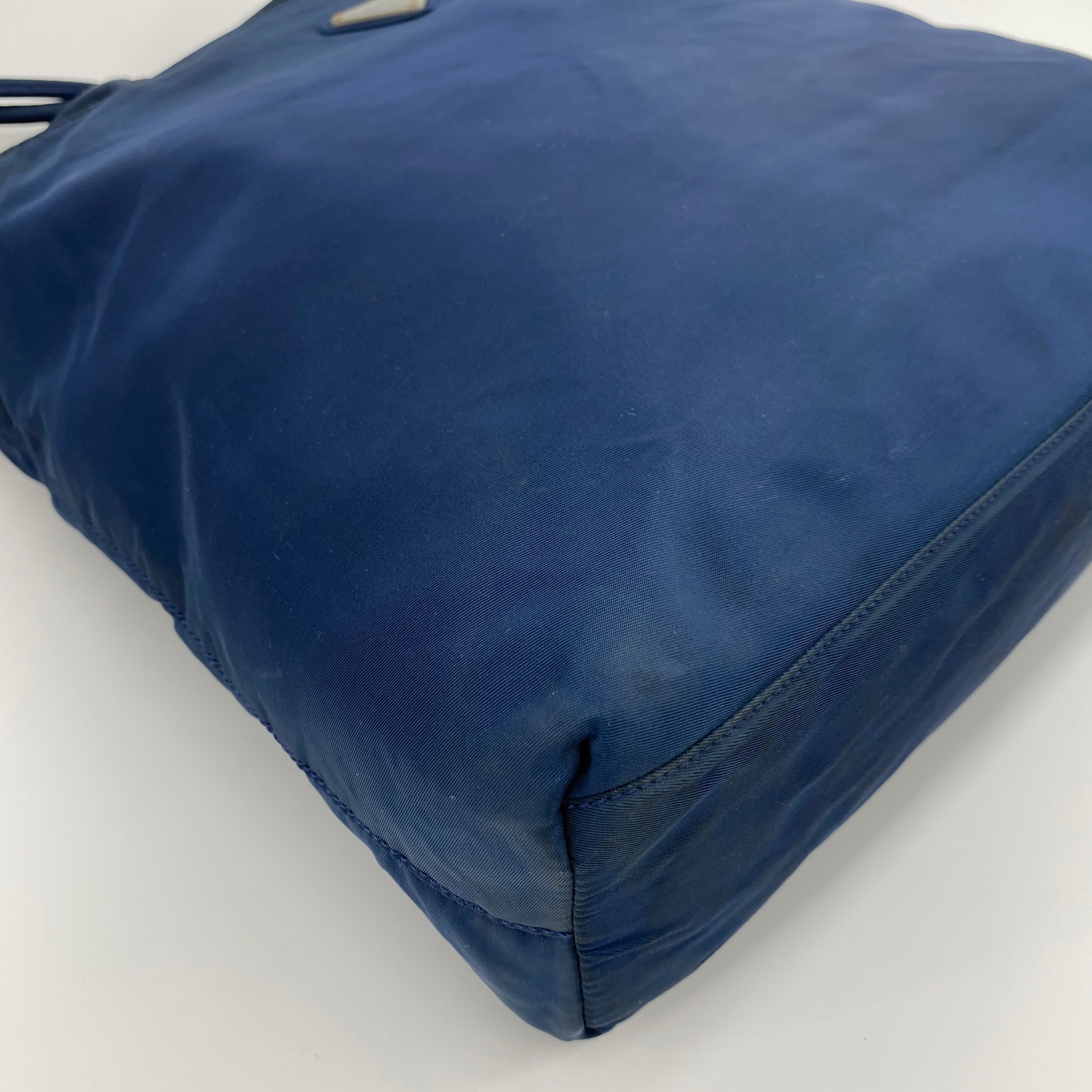 Nylon Tote Navy Blue - Vintage Luxuries