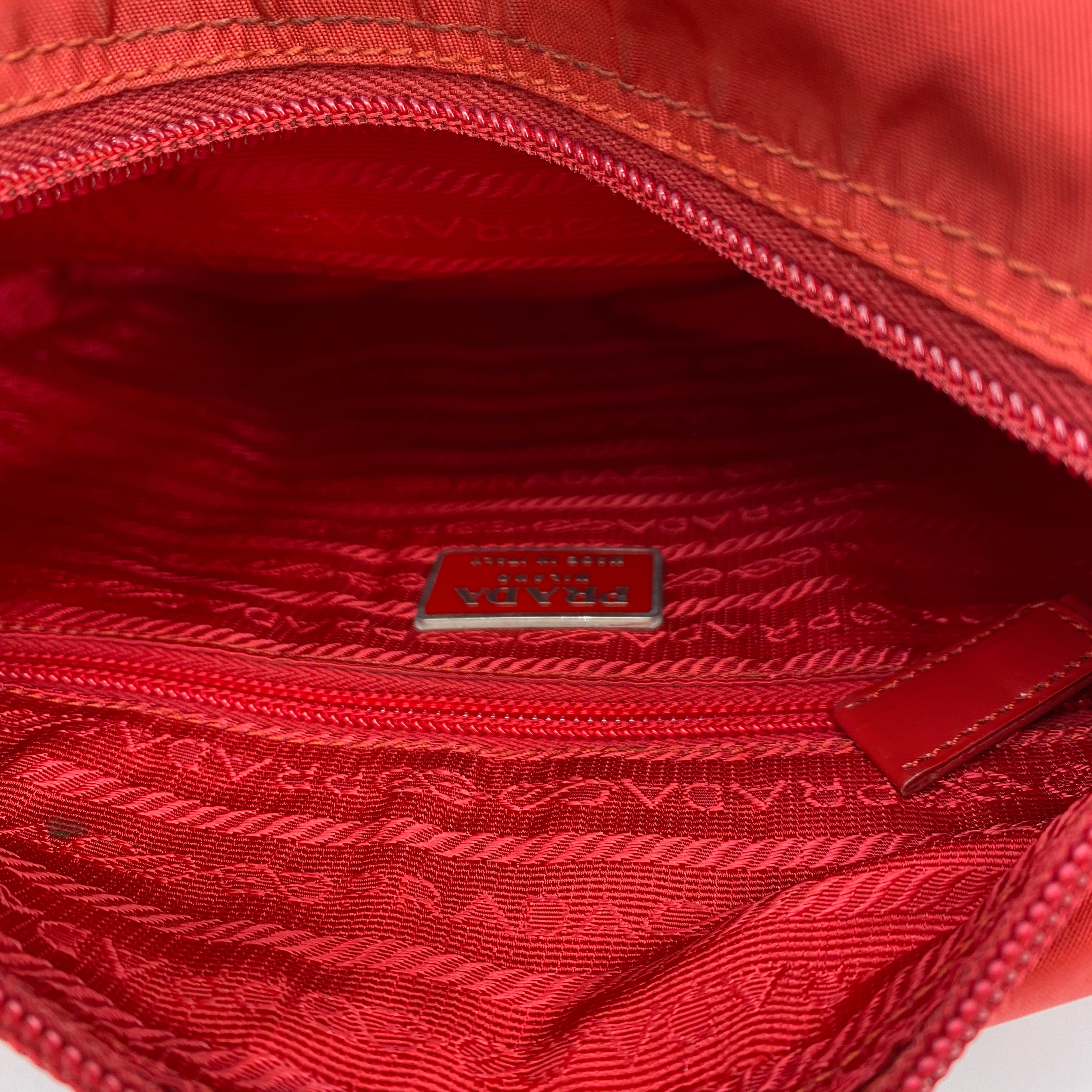 Nylon Messenger Small Crossbody Red - Vintage Luxuries