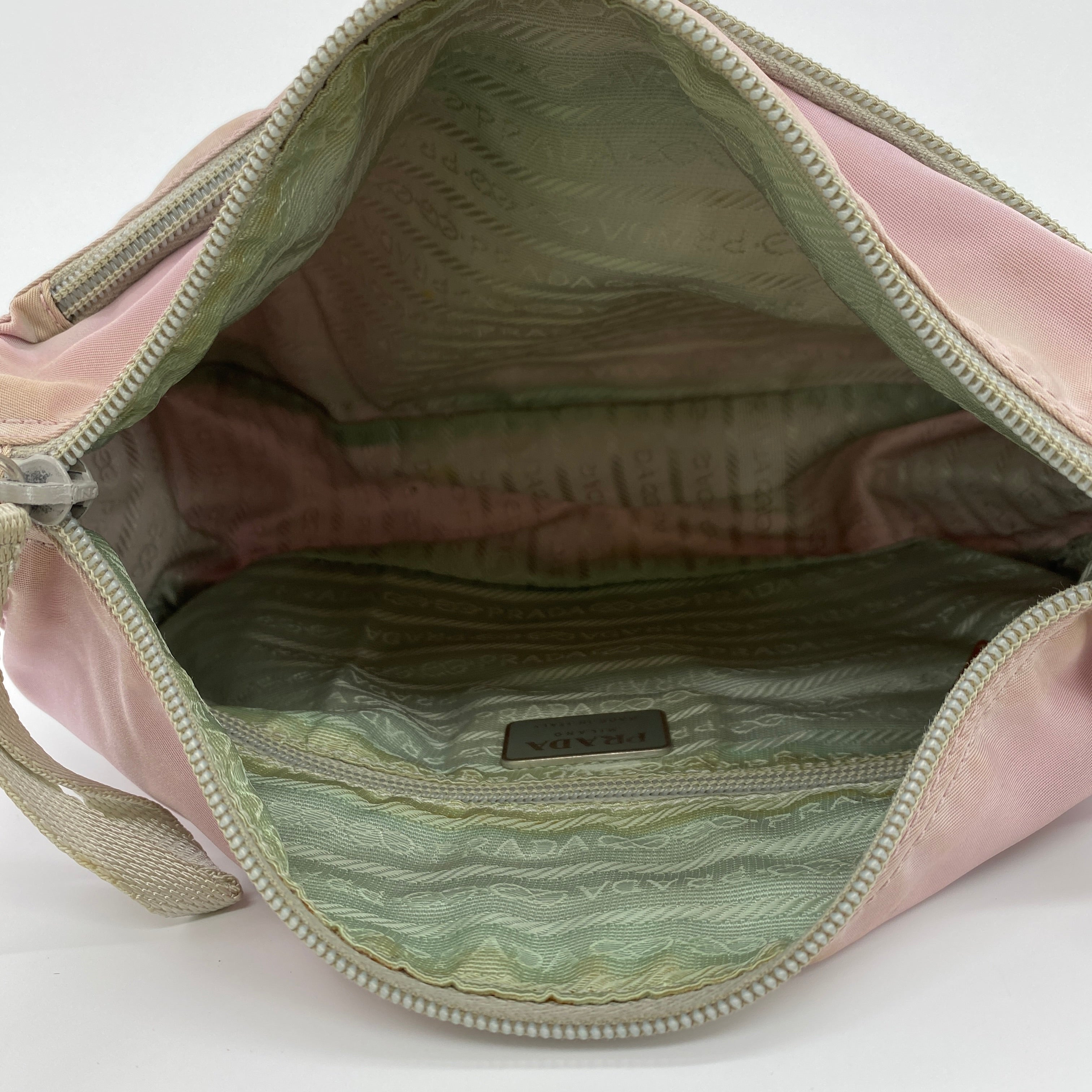 Nylon Messenger Crossbody Light Pink - Vintage Luxuries