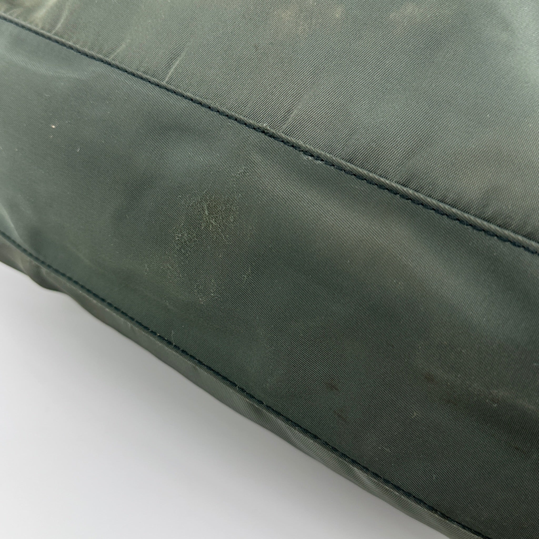 Nylon Small Tote Green - Vintage Luxuries
