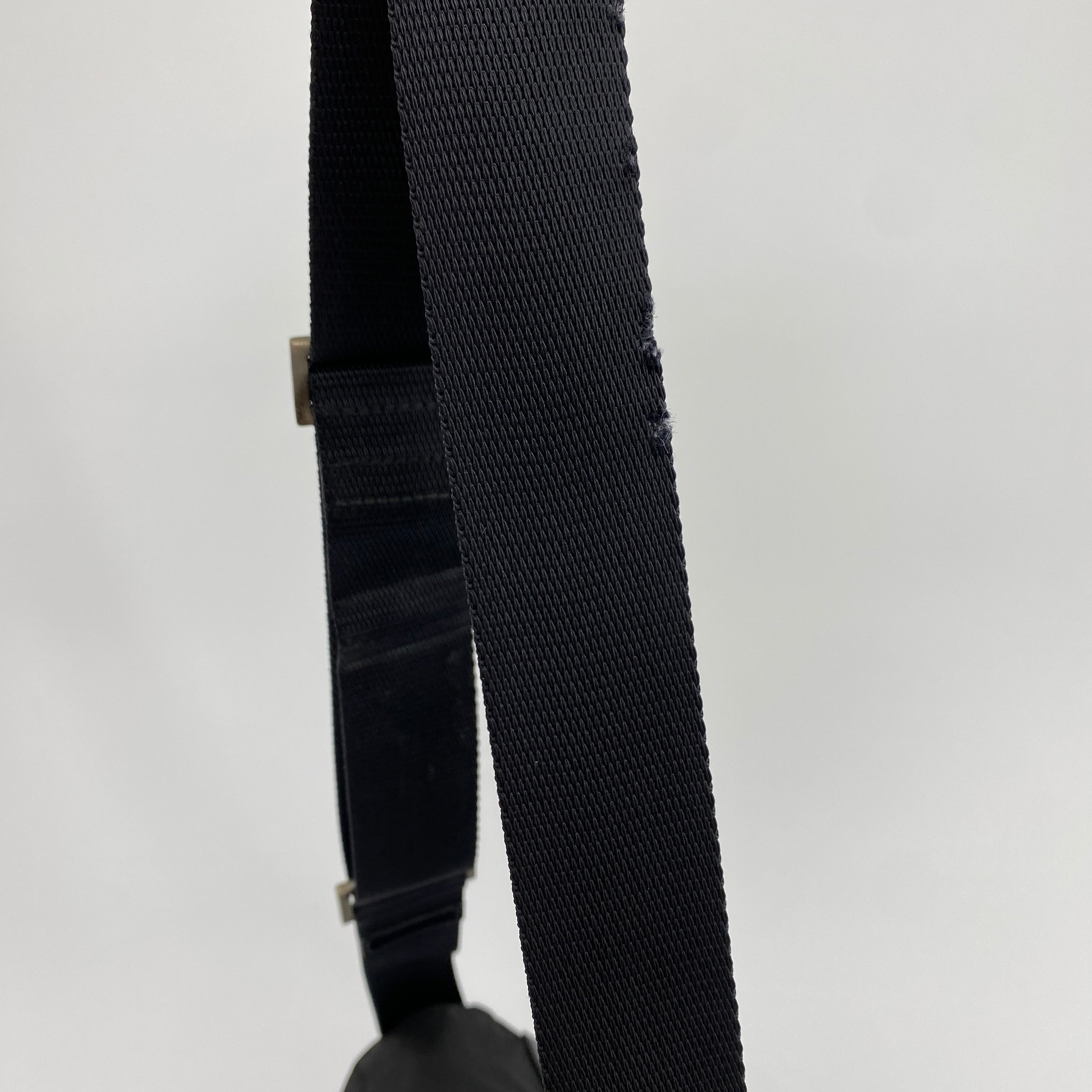 Nylon Messenger Small Crossbody Black - Vintage Luxuries