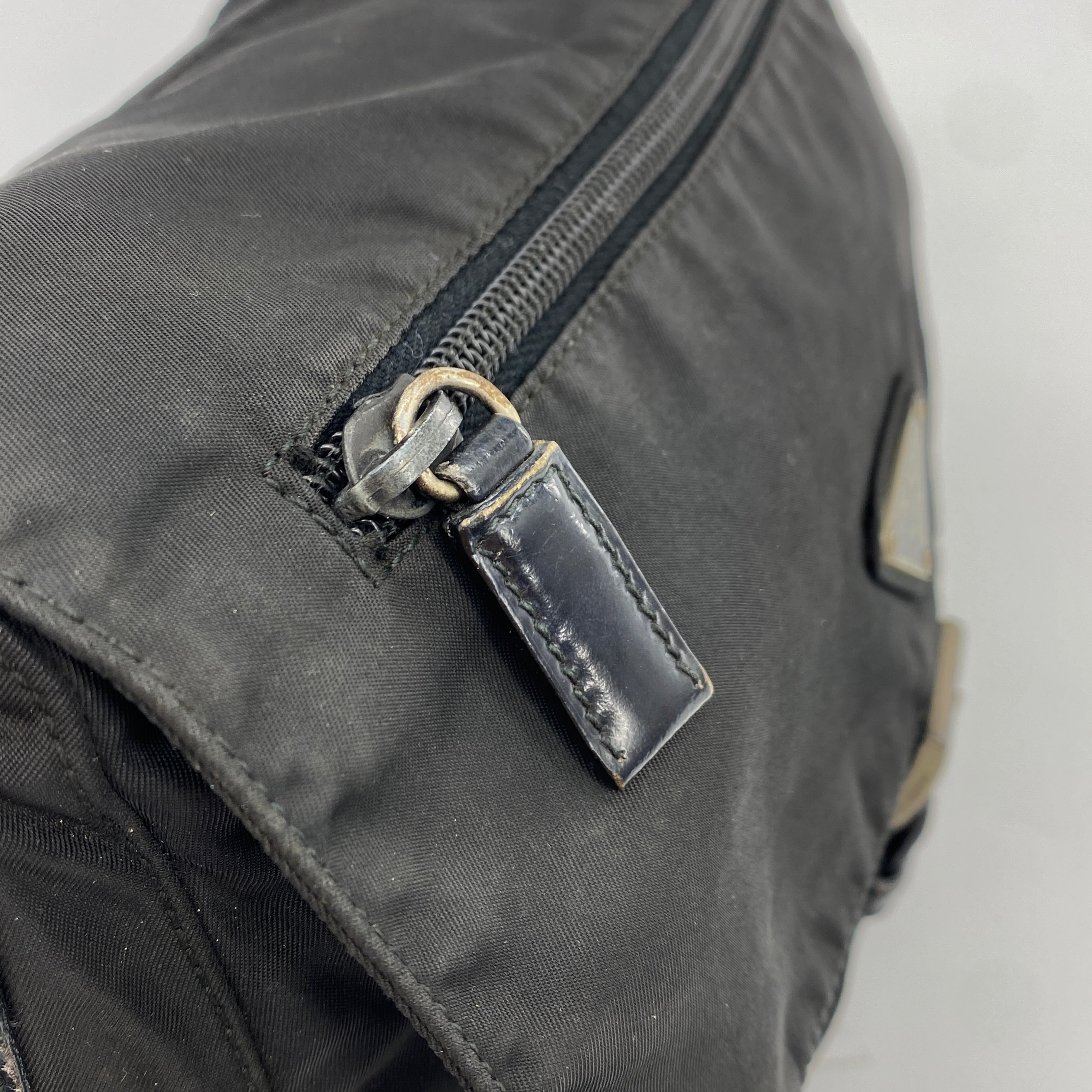 Nylon Messenger Small Crossbody Black - Vintage Luxuries