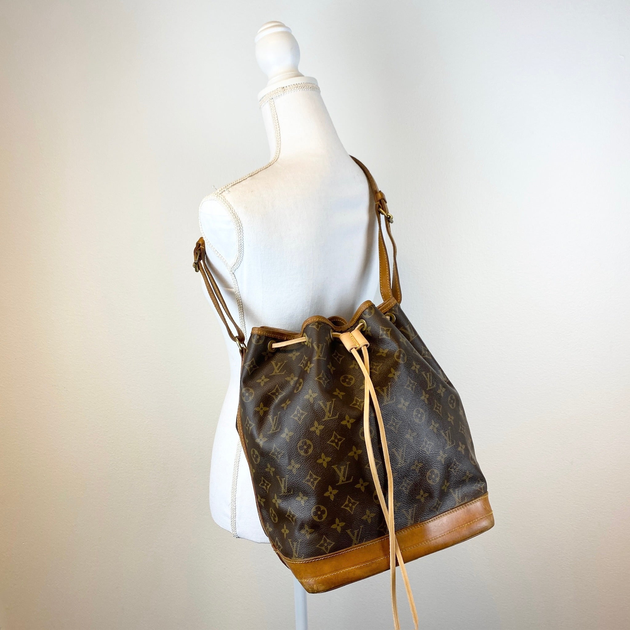 Noe Monogram Canvas Bag