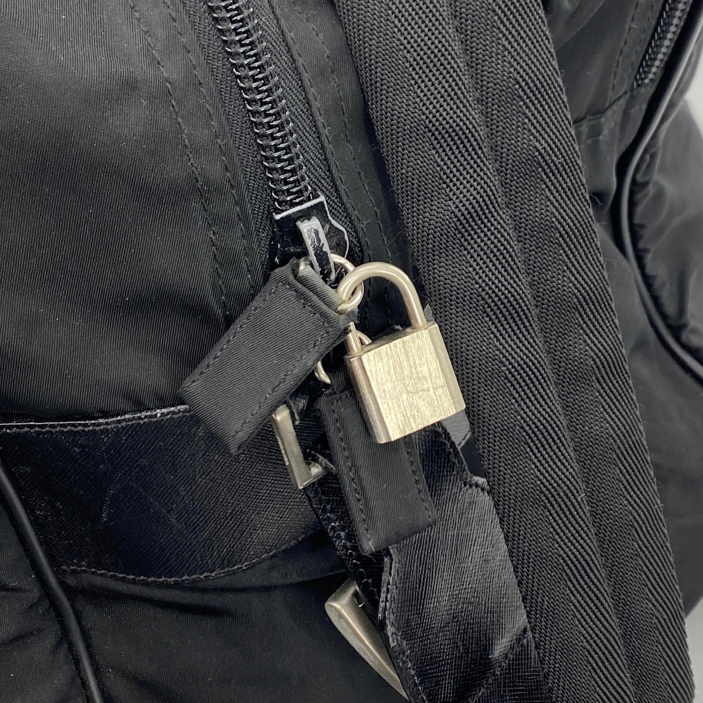 Nylon Boston Travel Bag Black