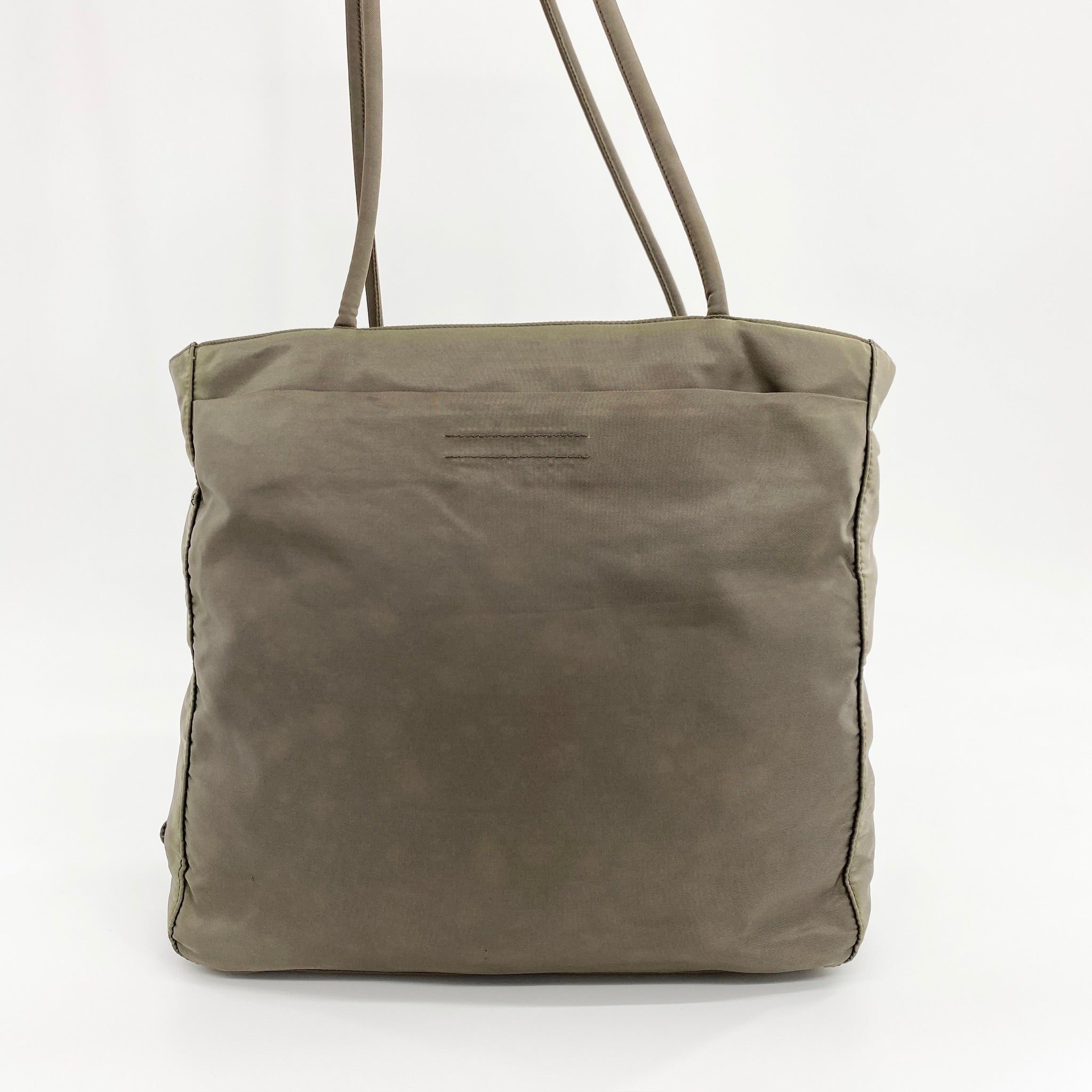 Nylon Small Tote Grey - Vintage Luxuries