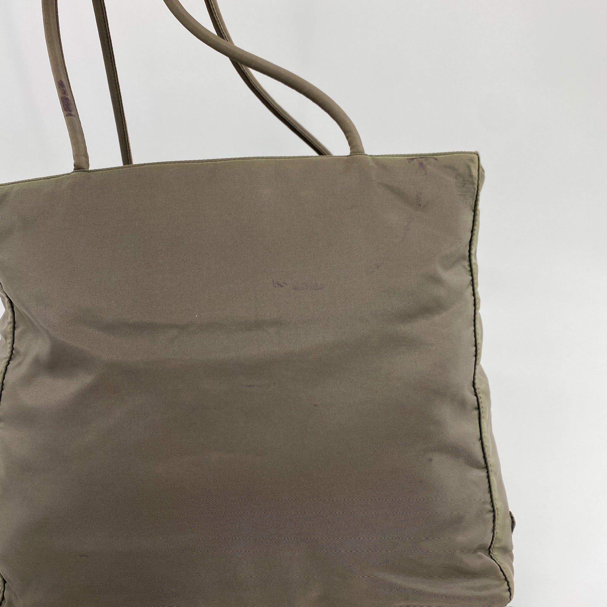 Nylon Small Tote Grey - Vintage Luxuries