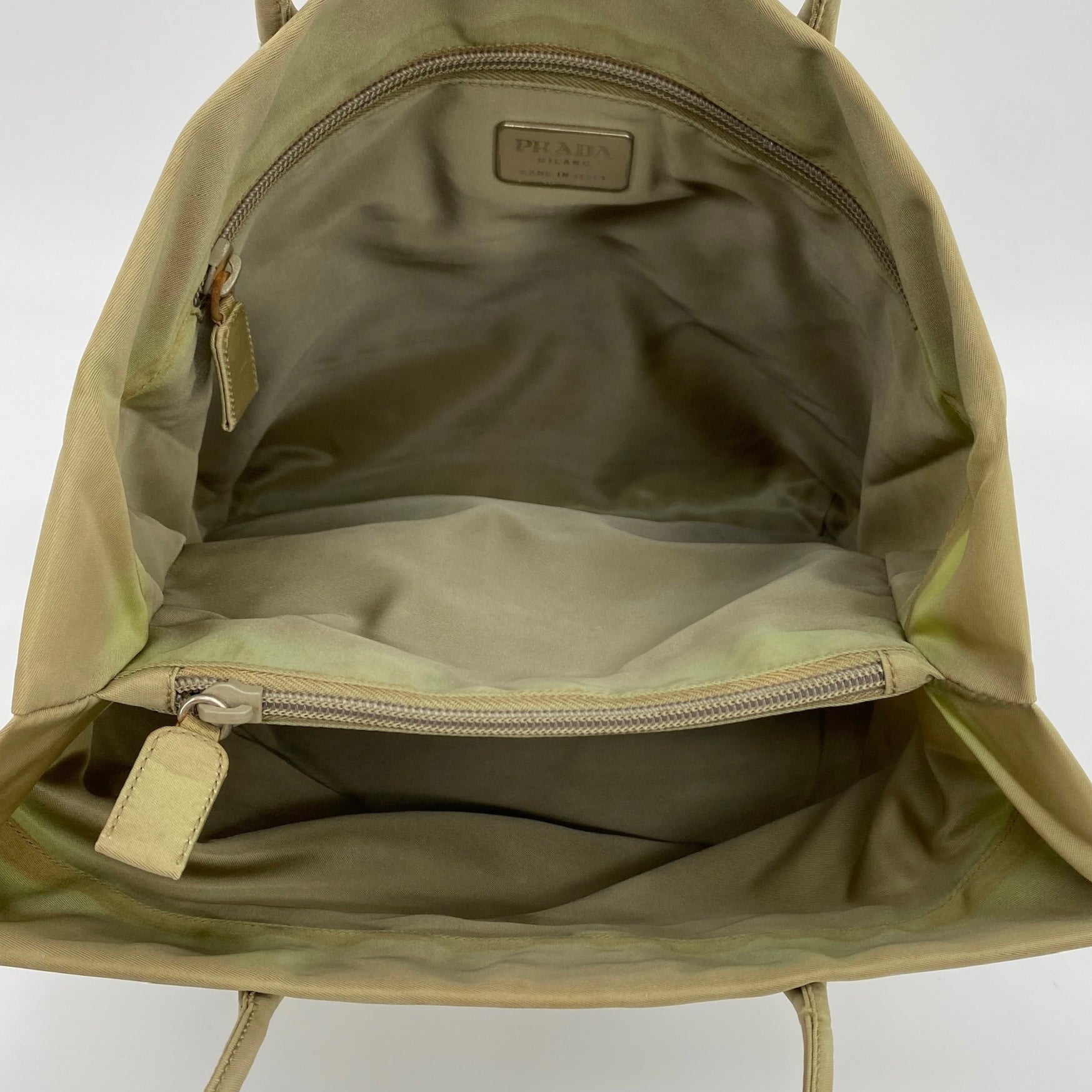 Nylon Tote Beige