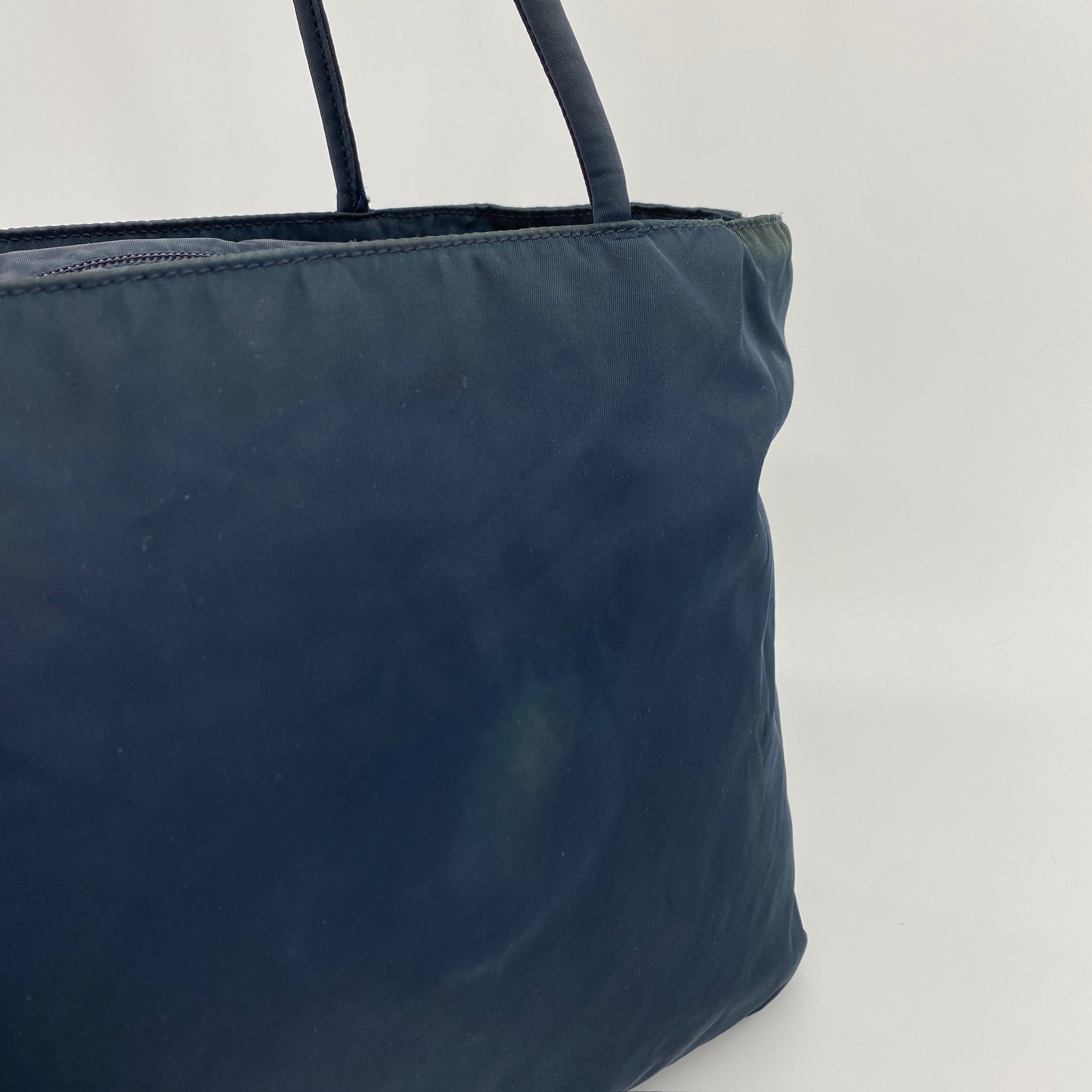 Nylon Tote Dark Navy - Vintage Luxuries