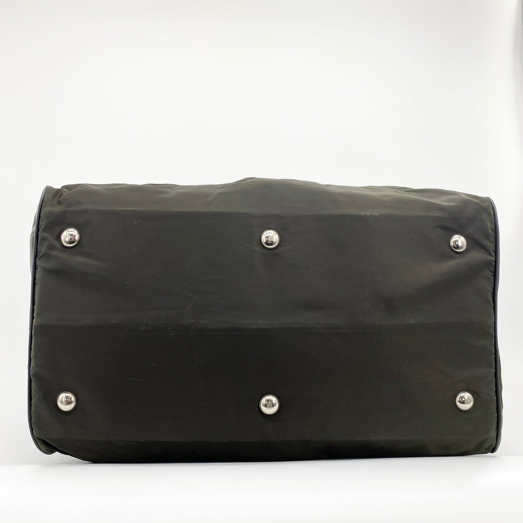 Nylon Boston Travel Bag Brown - Vintage Luxuries