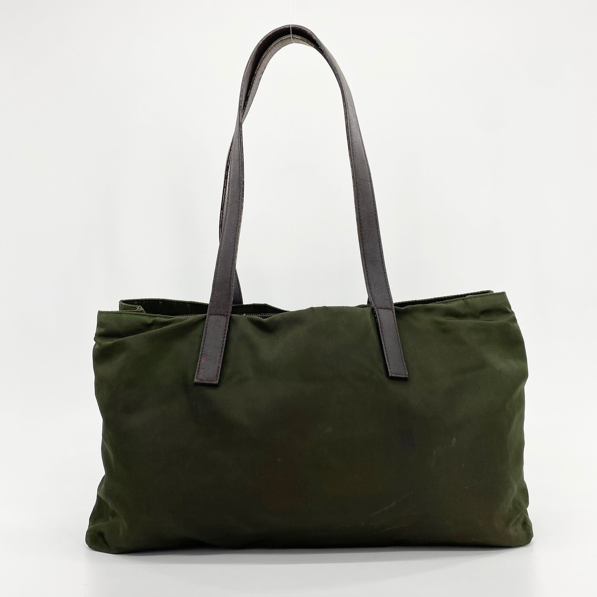 Nylon Tote Dark Green