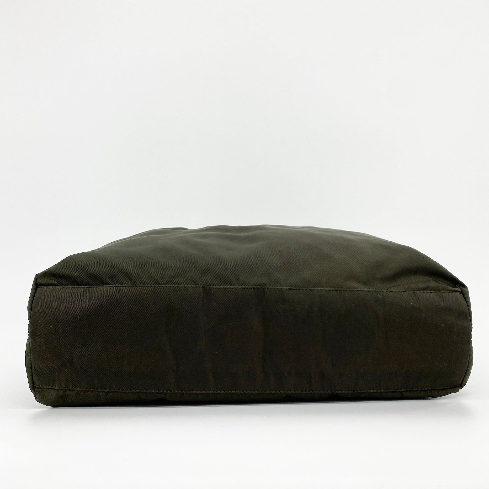 Nylon Tote Dark Green