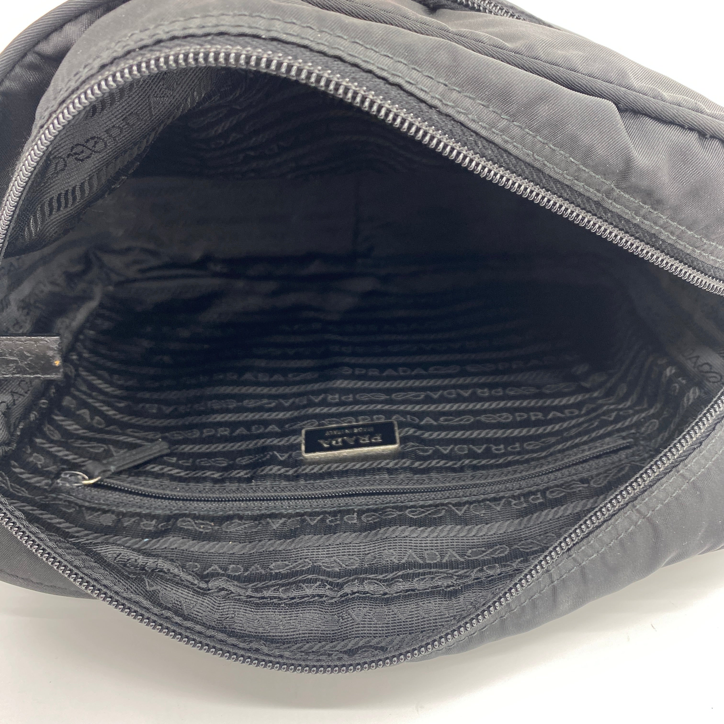 Nylon Camera Crossbody Black