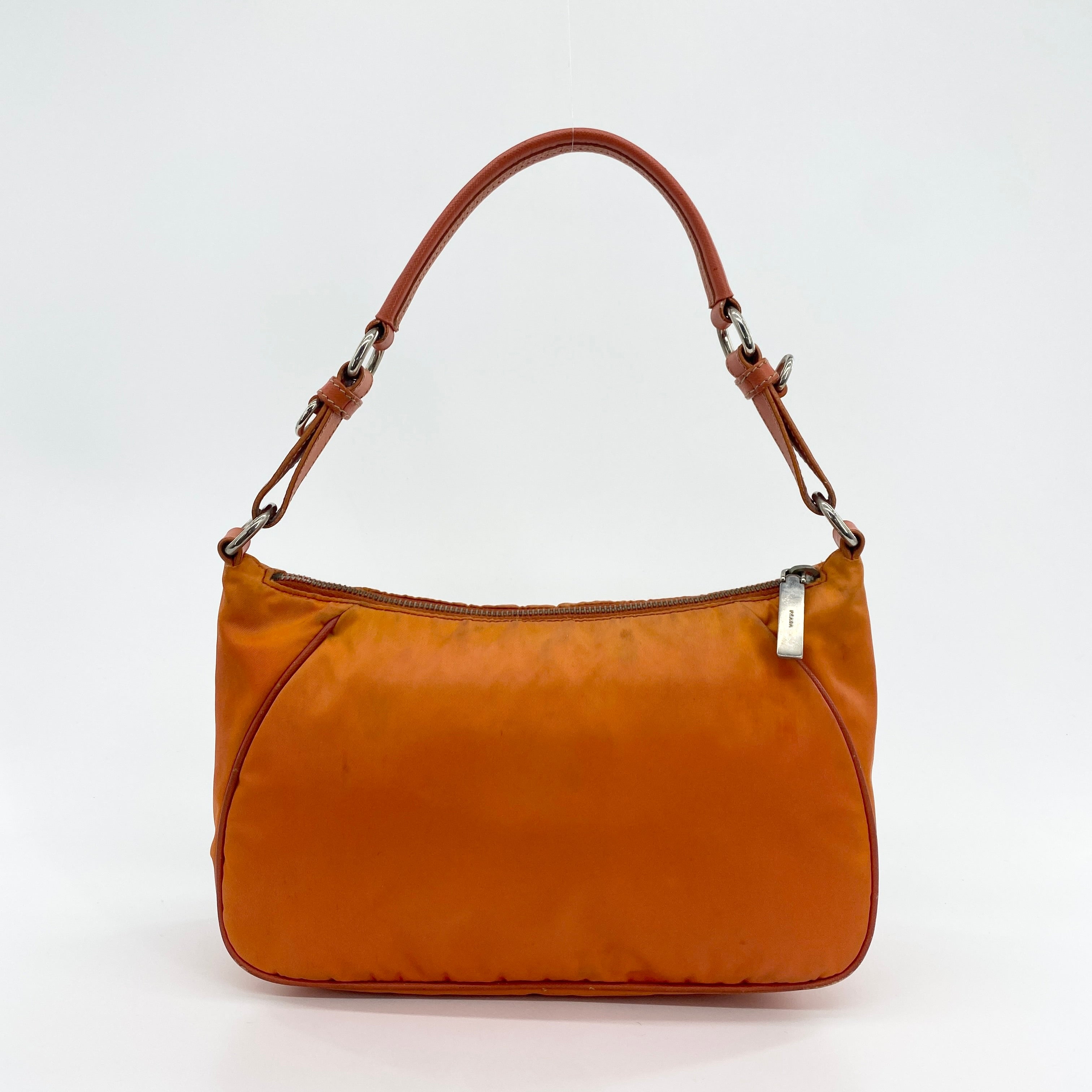 Nylon Shoulder Bag Orange