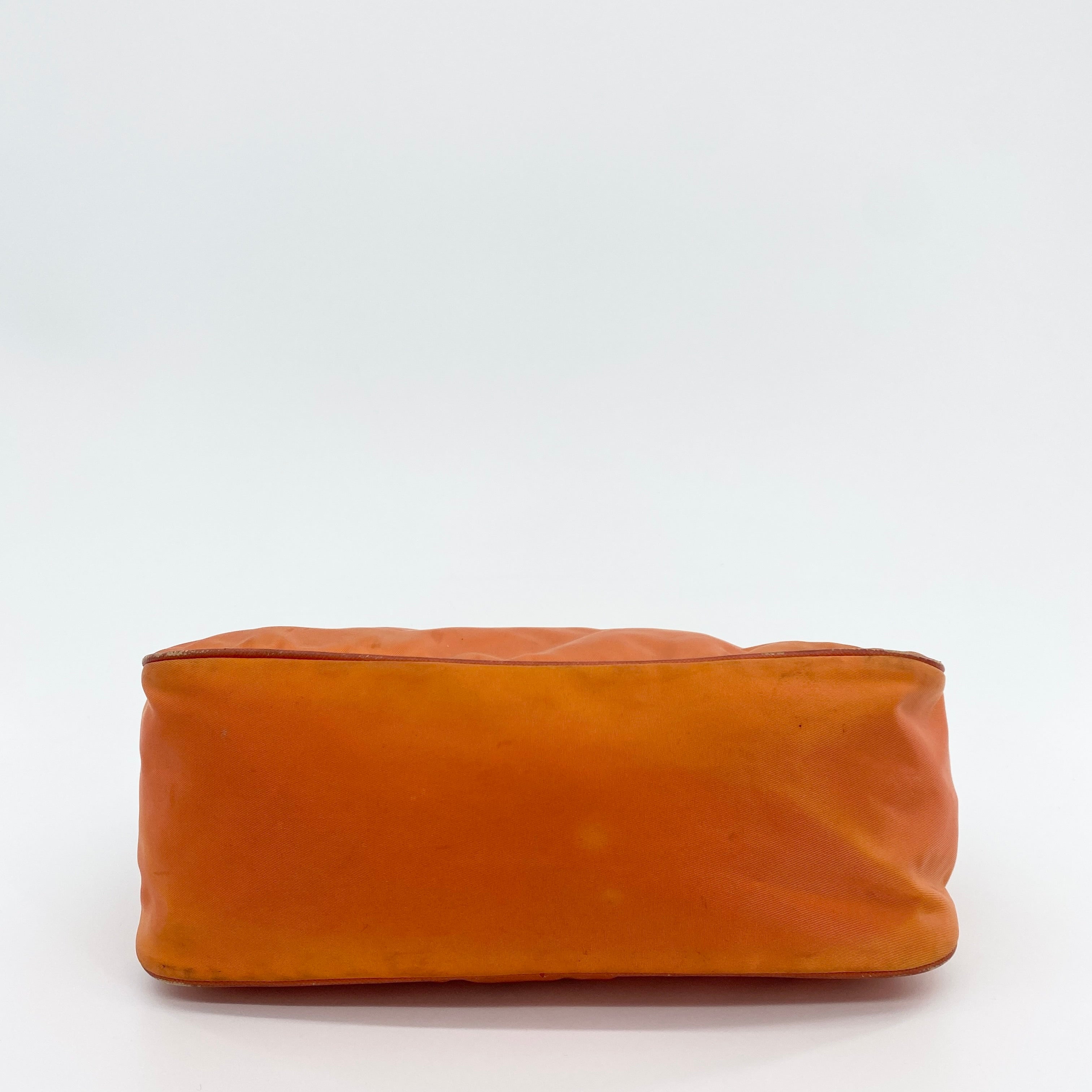 Nylon Shoulder Bag Orange