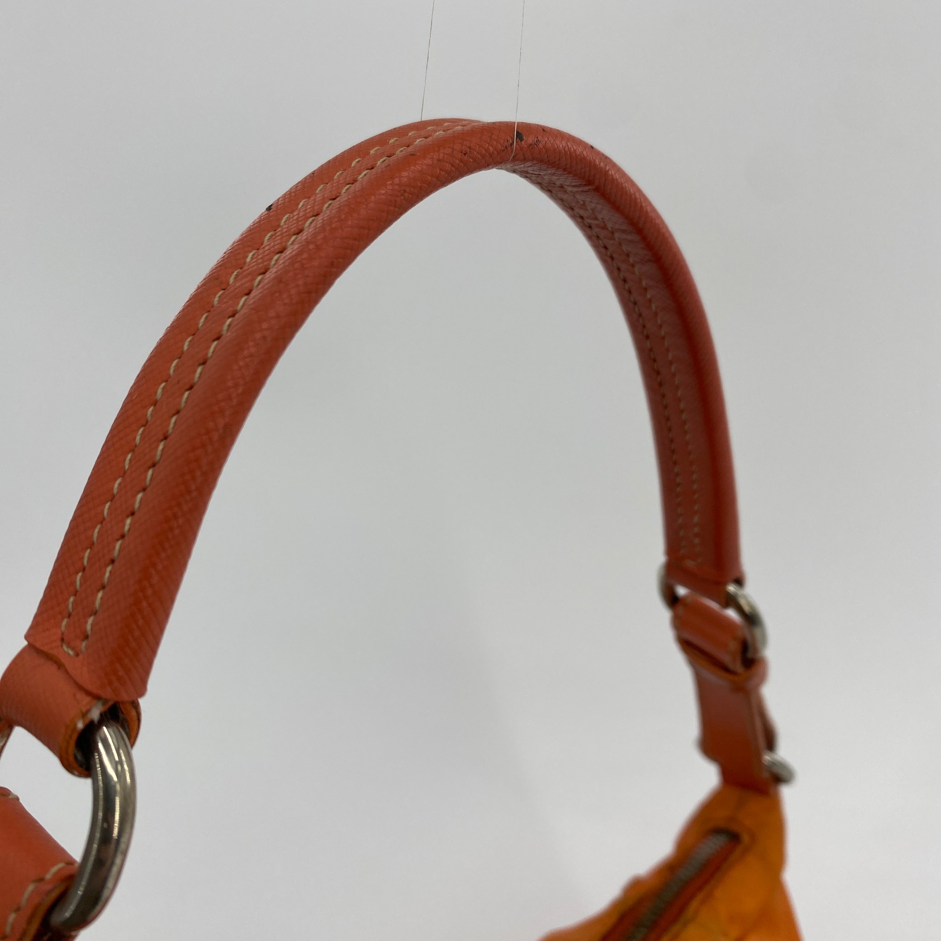 Nylon Shoulder Bag Orange