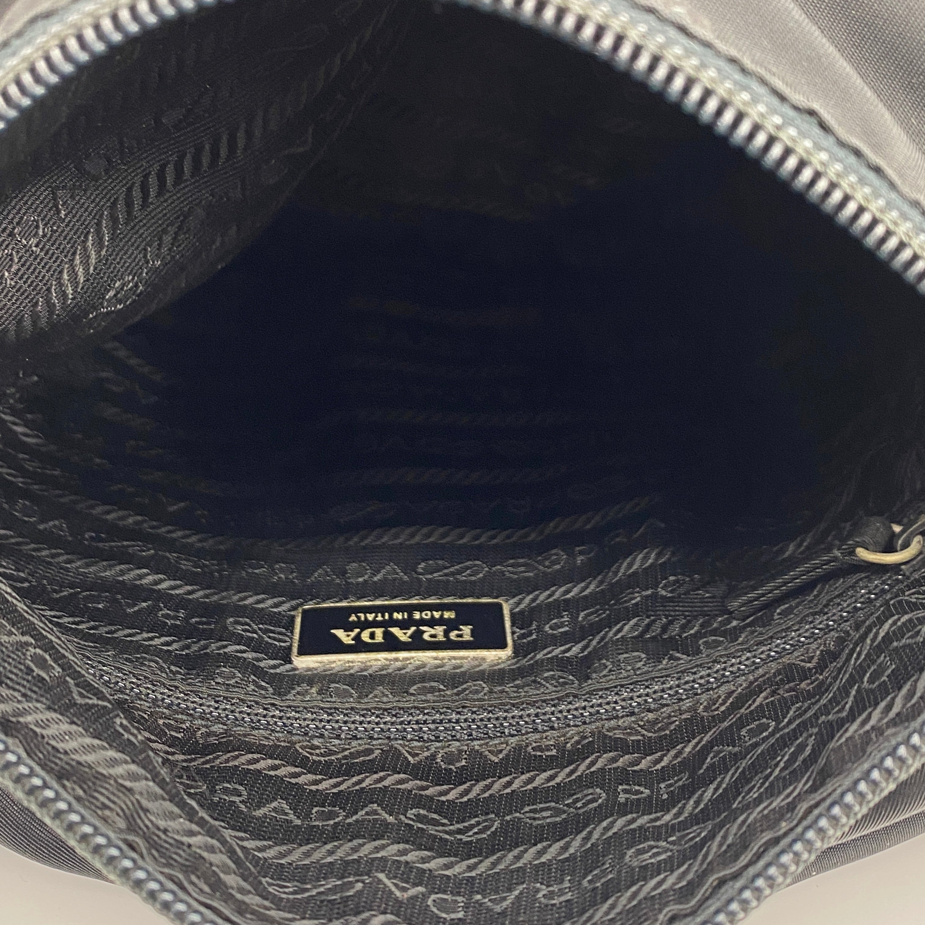 Nylon Messenger Small Crossbody Black